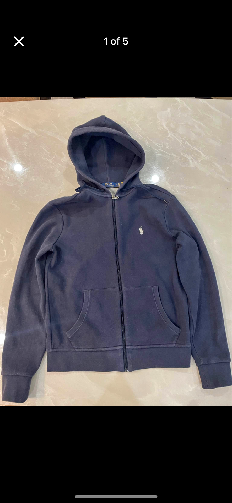 Ralph Lauren double knit full zip up hoodie  - Image 2