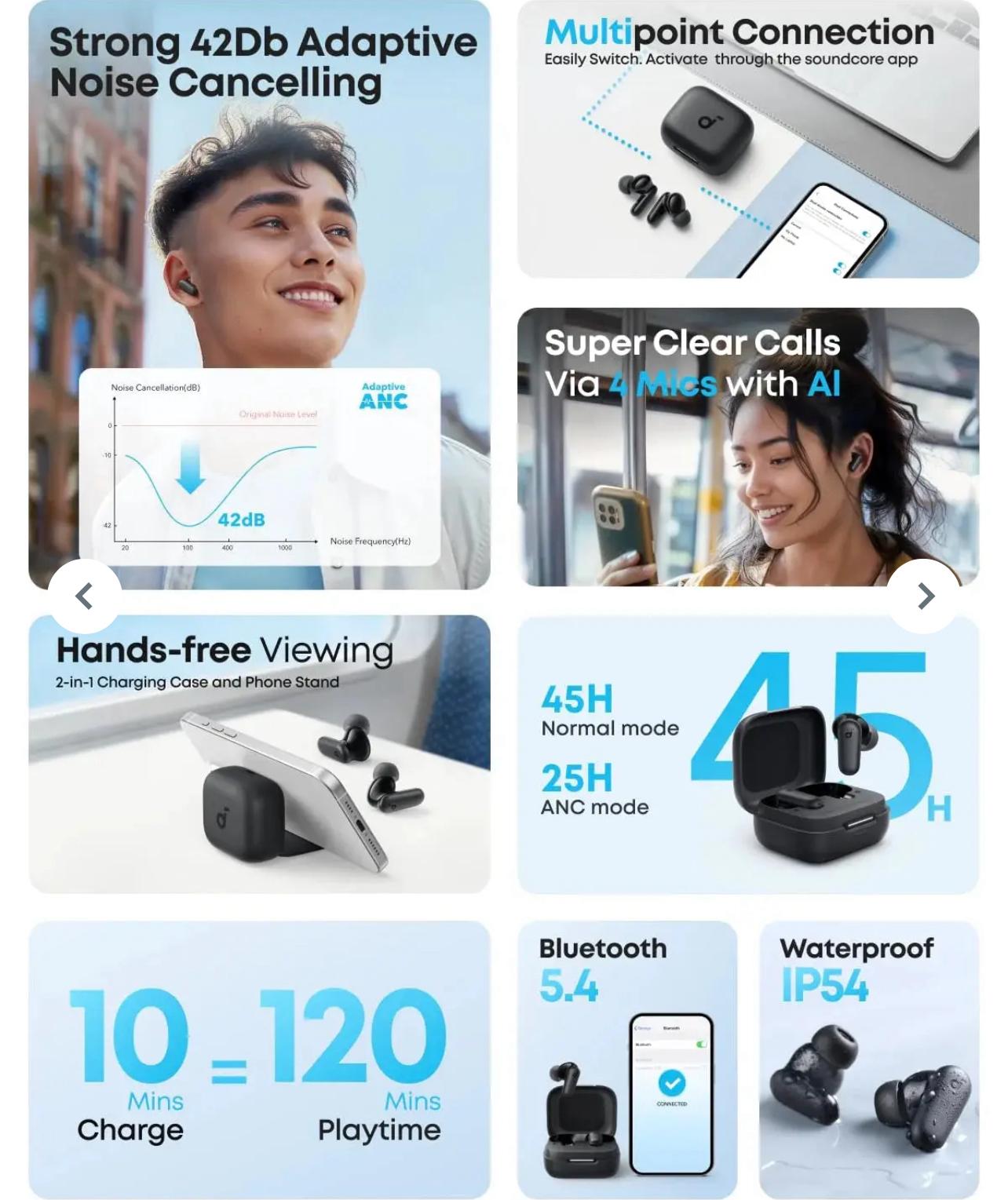 Anker Soundcore R50i NC bluetooth earbuds - Image 6