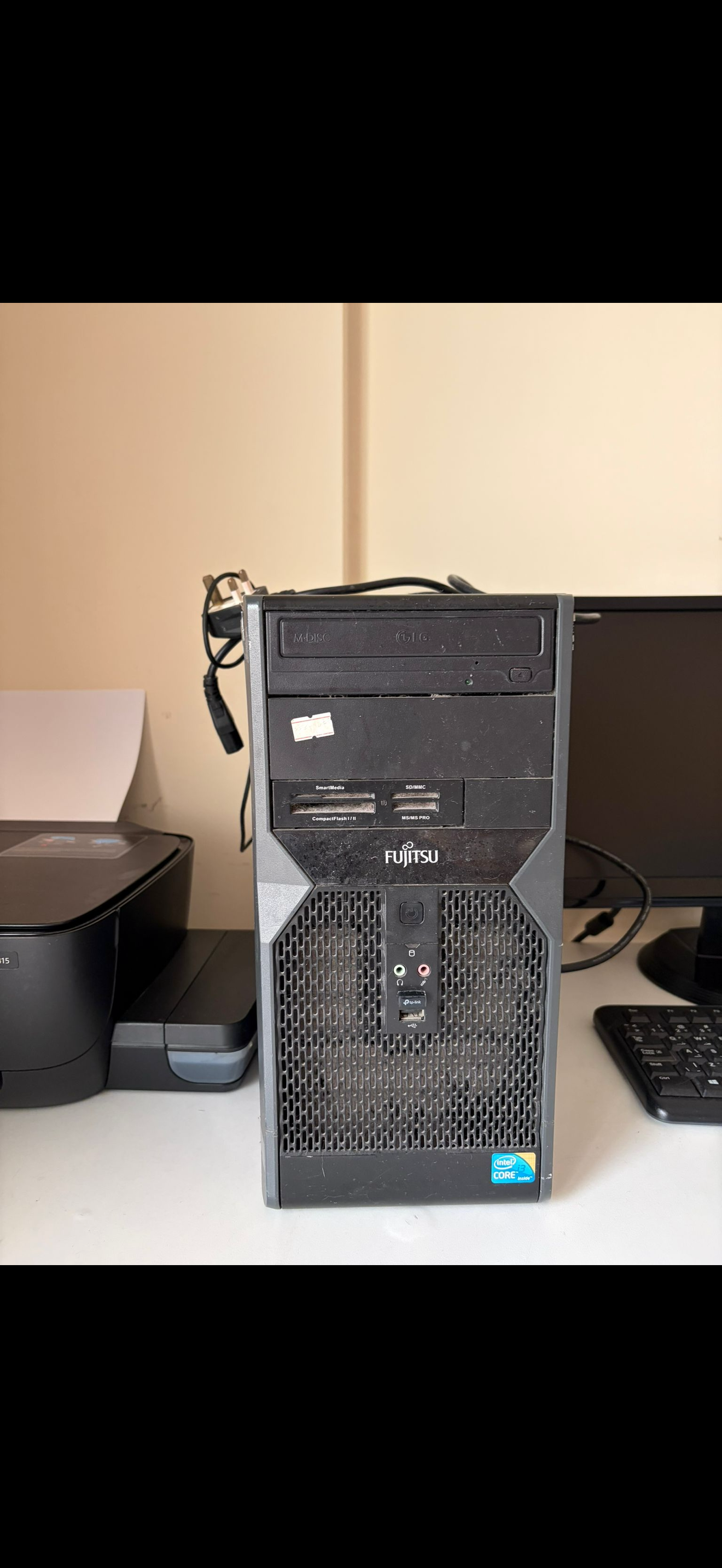 IKEA Desk + Full Office Setup (Monitors + CPU + Printer) - Image 3