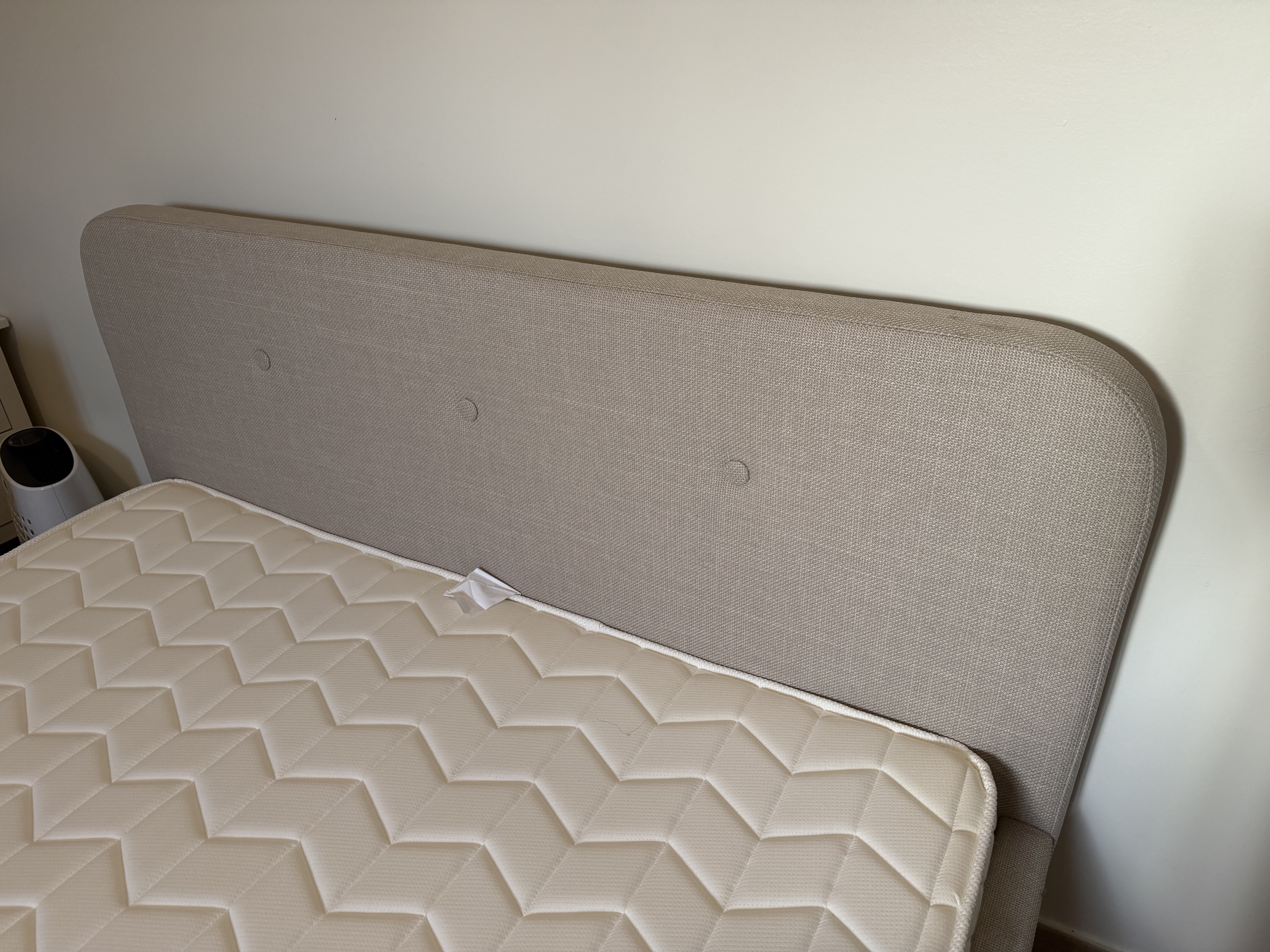 PAN Home Queen Size Bed and Mattress (160x200) - Image 4