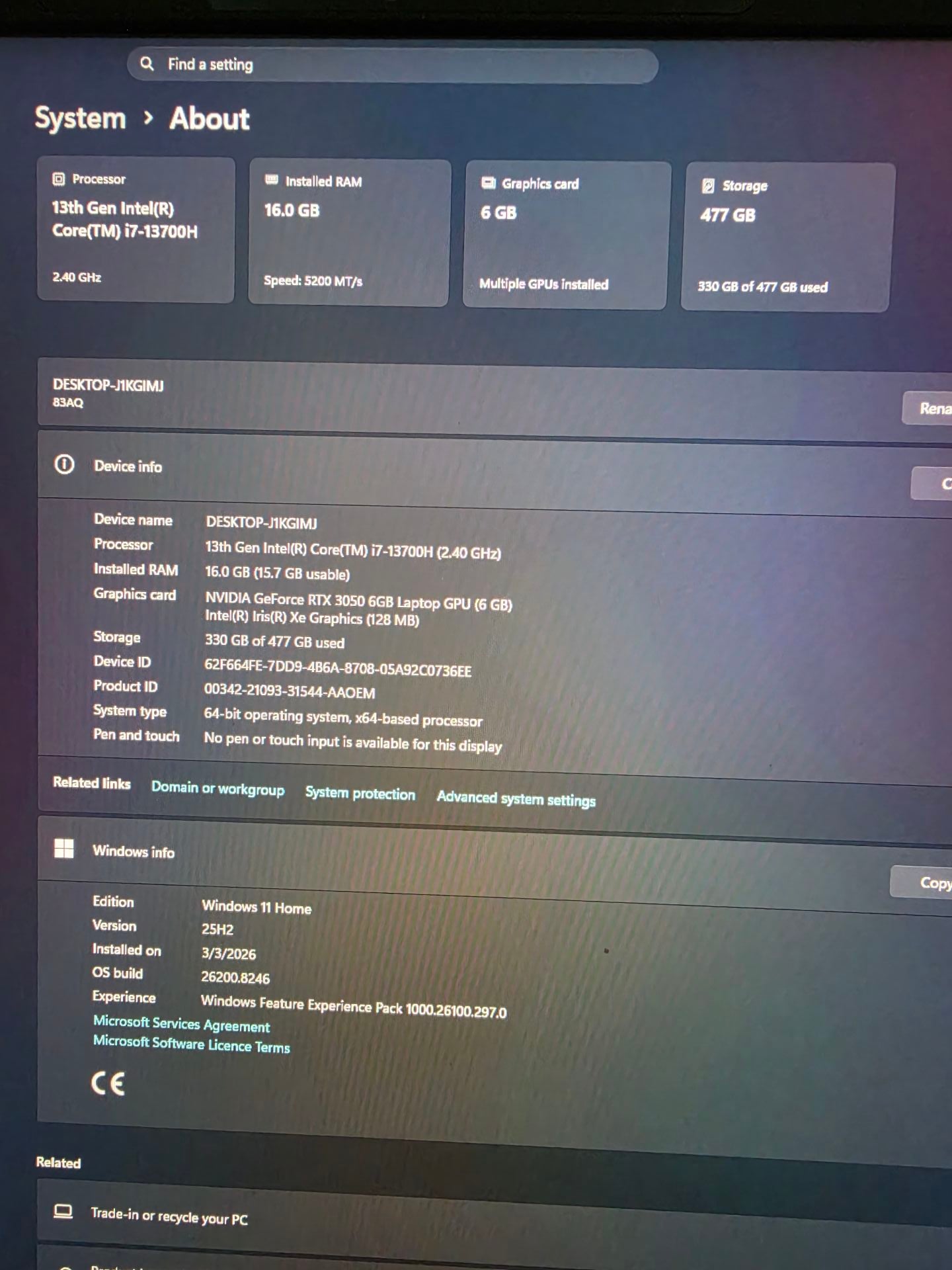 Lenovo idea pad 5 pro 16"8 - Image 5