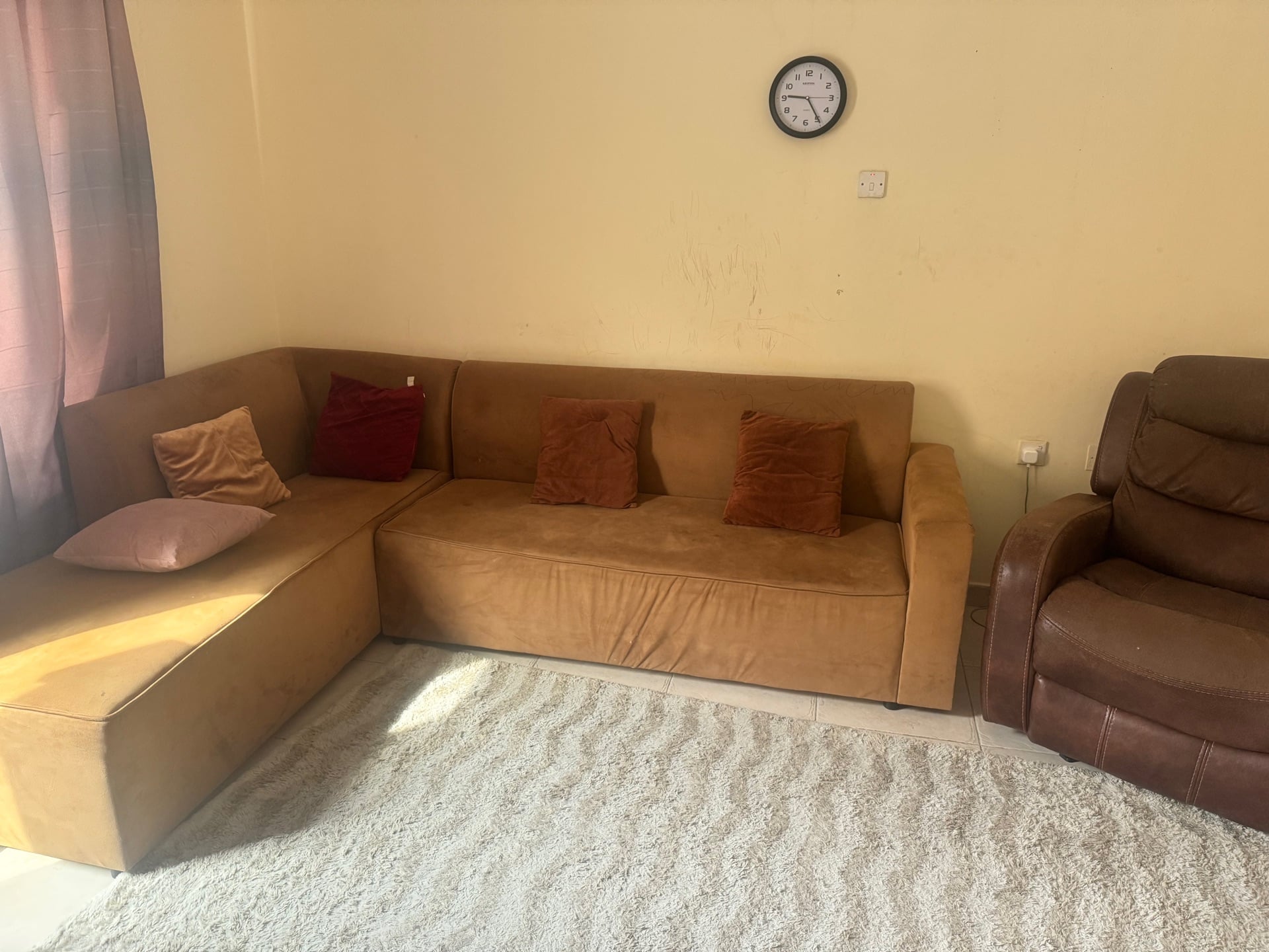 6 seater L shape sofa set - Image 2