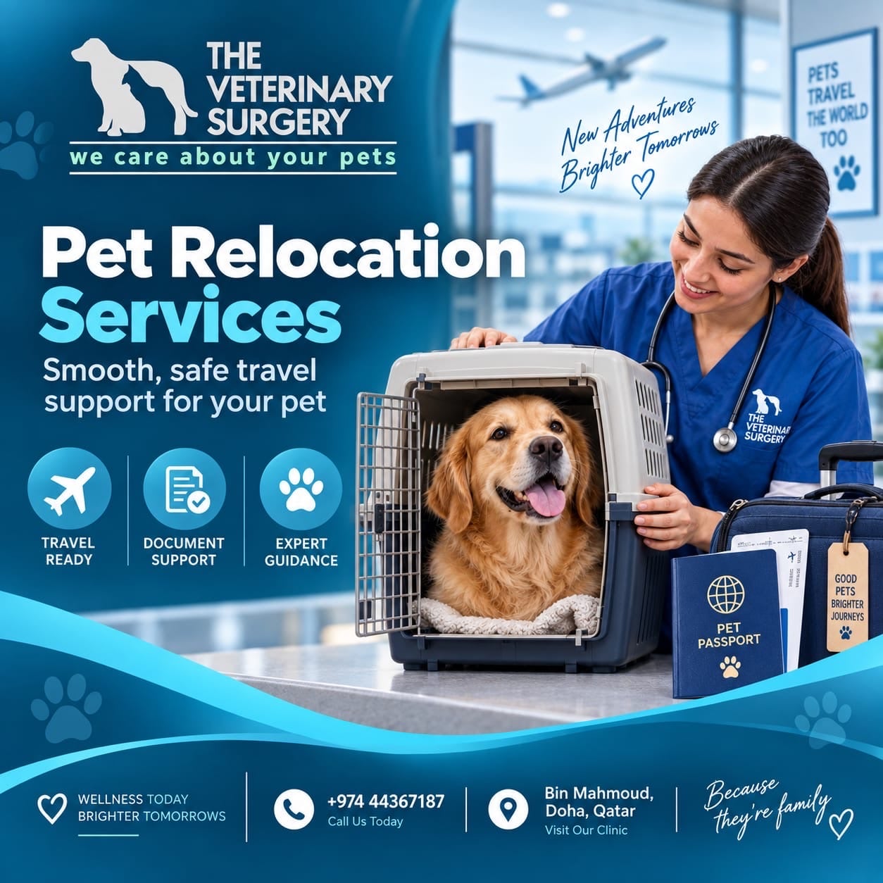 🐾 Pet Relocation Services — Safe, Easy & Affordable