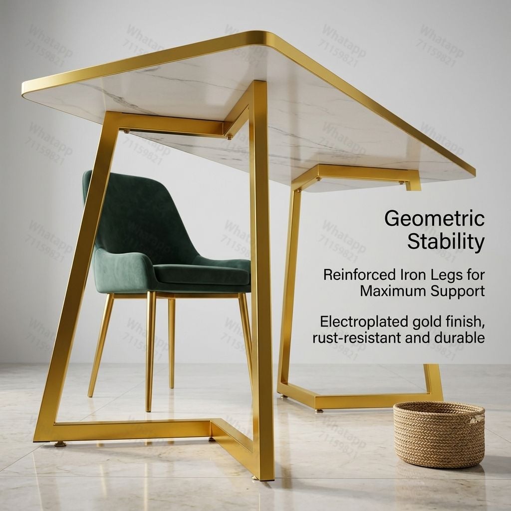 Dining table, restaurant table, office table, 4-seater table, living room desk - Image 4