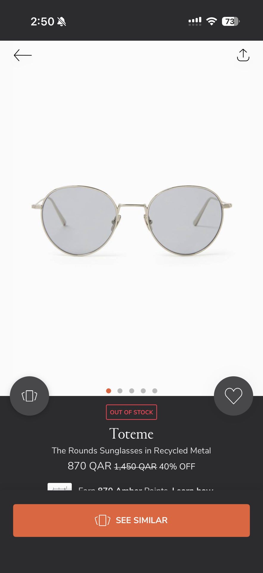 Toteme Sunglasses worn twice   - Image 2
