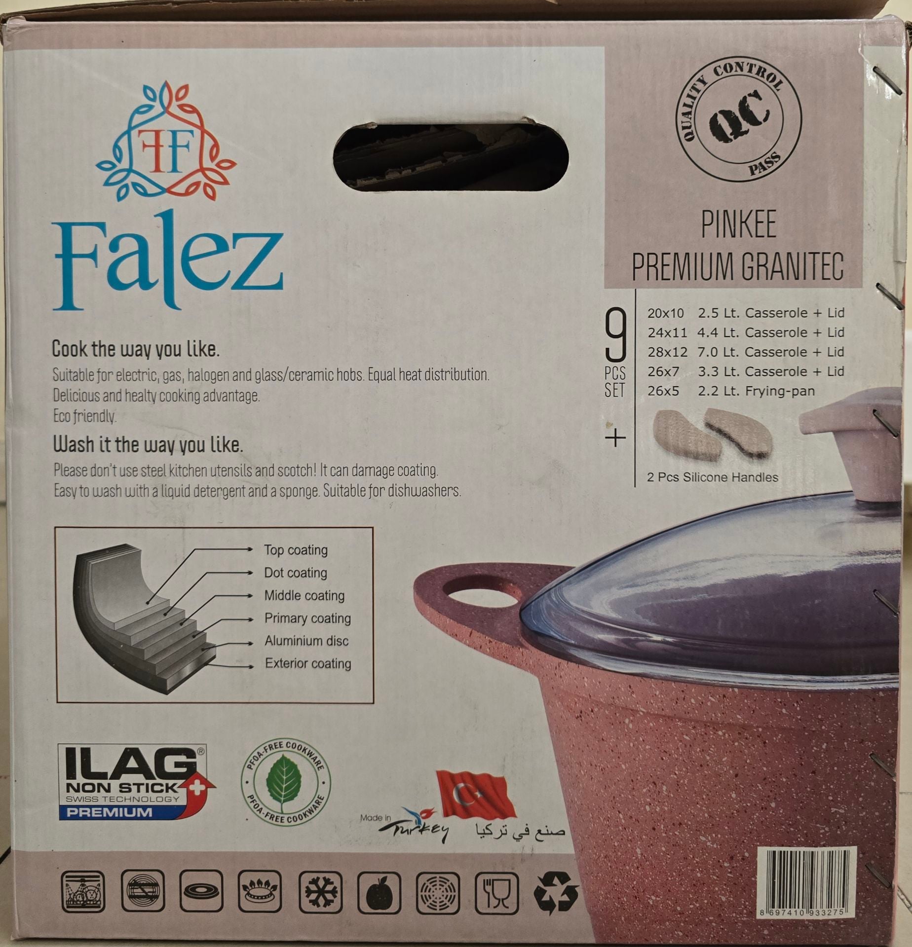 Flaez Granite Casserole Cookware  - Image 2