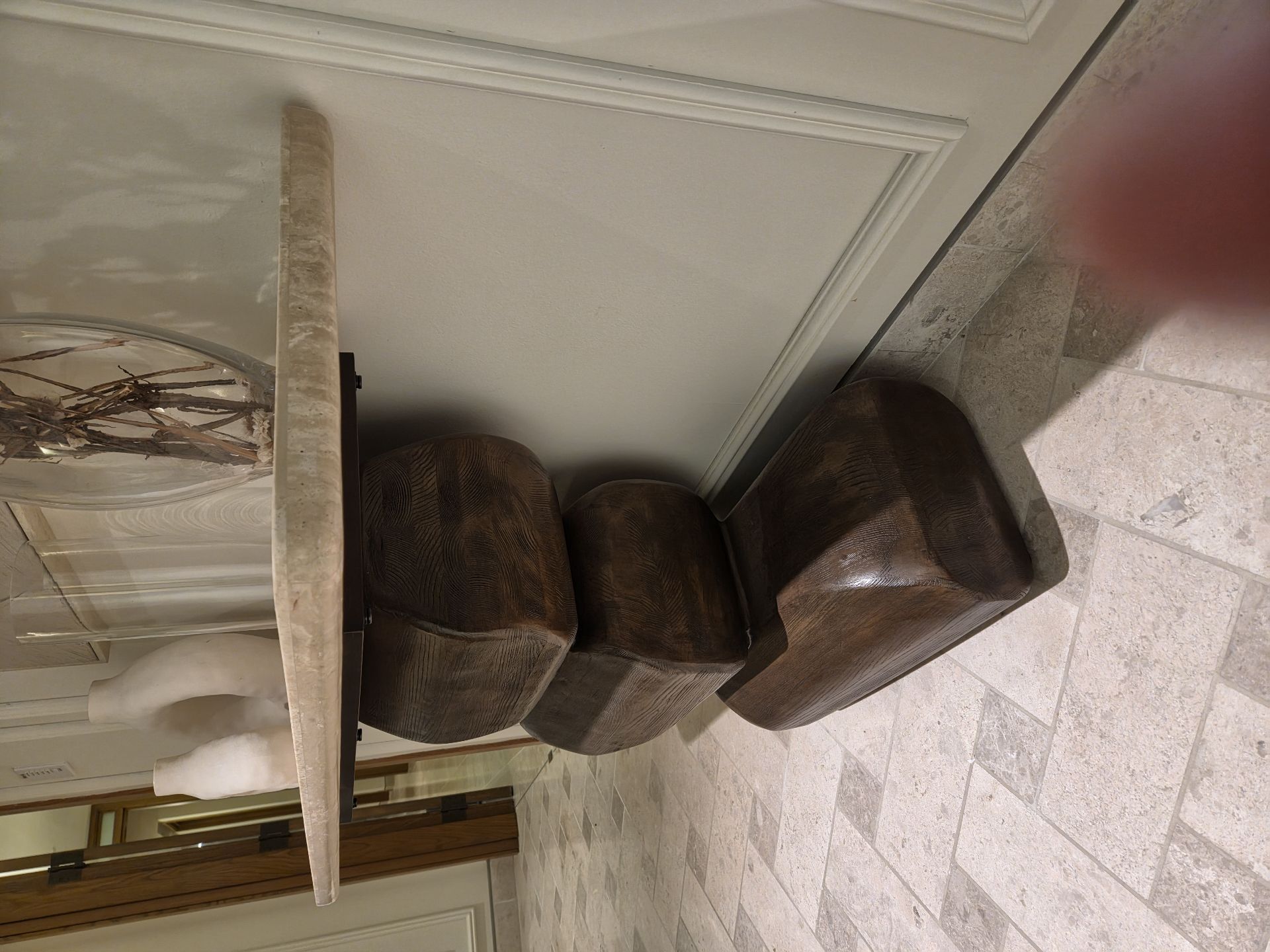Pebble Console Table with Mirror - Image 6