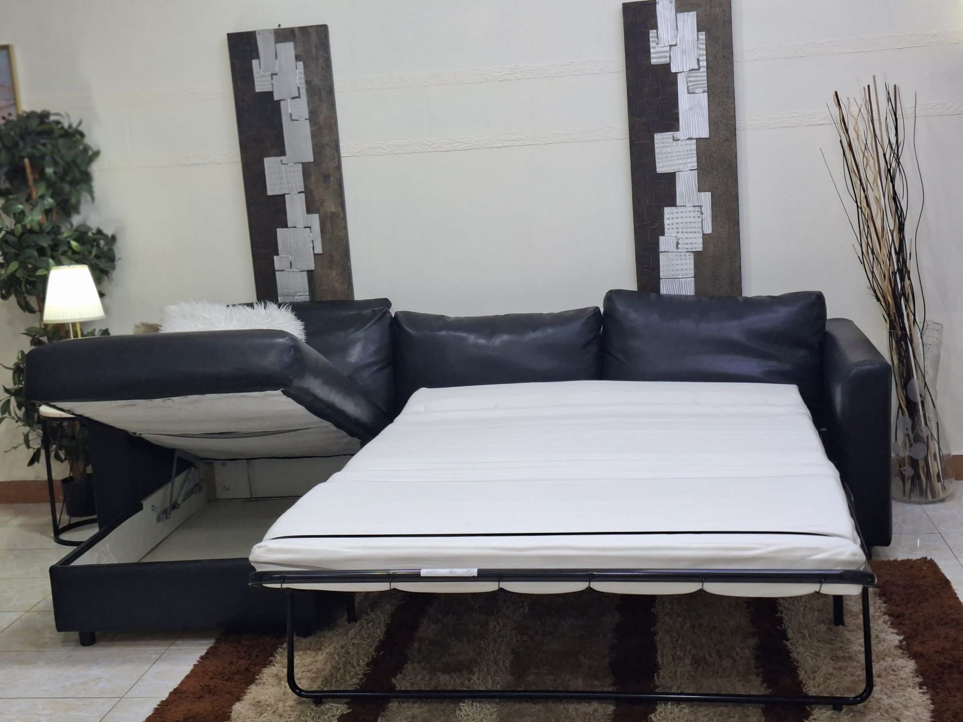IKEA VIMLE,
 leather, L ship
Sofa come bed 
storeg good 
conditions Very comfort - Image 5