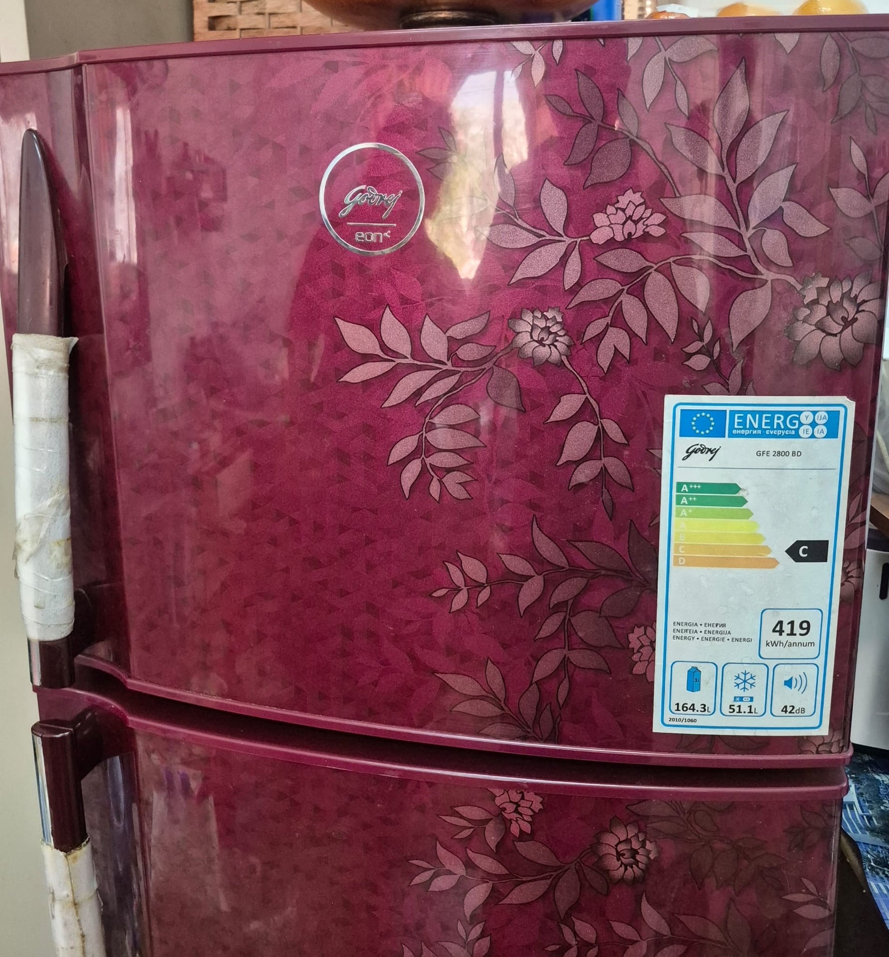 Godrej Double door Fridge 164.3L - Image 3