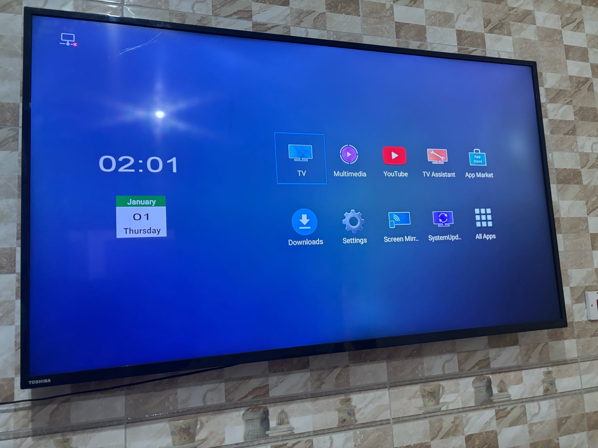 Toshiba - 55” smart TV - with Stand - Image 1