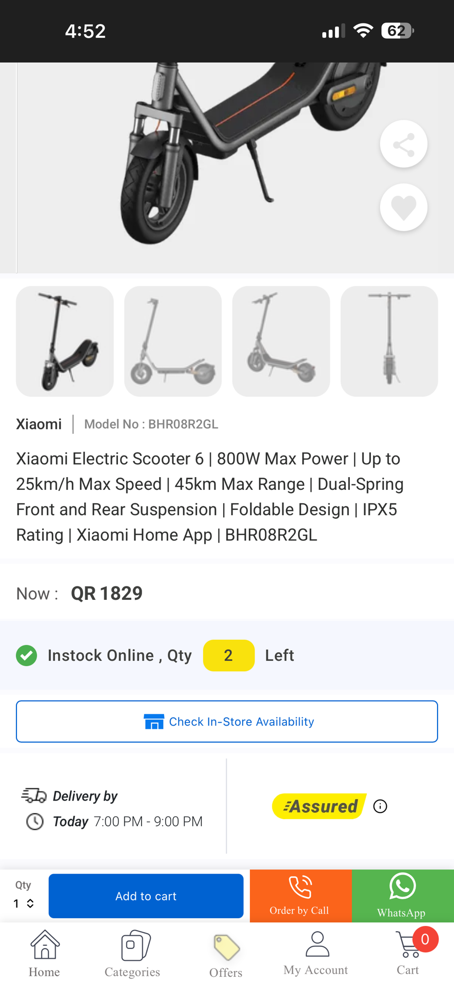 Mi 6 scooter - Image 3