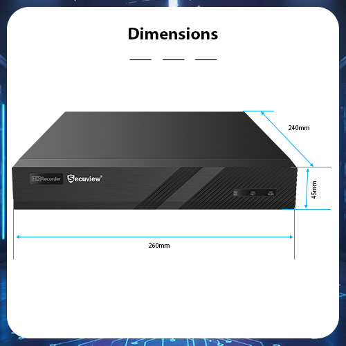 Secuview 8CH 4K NVR (Non-PoE) - Image 9