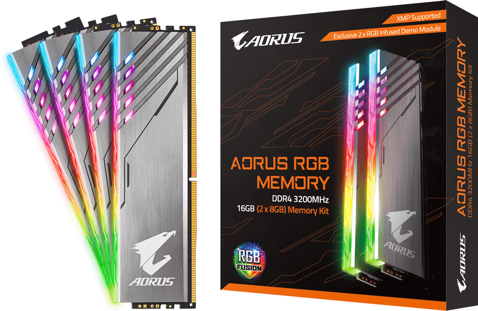 AORUS RGB Memory 16GB (2x8GB) 3200MHz (With Demo Kit)(Limited Edition) - Image 1