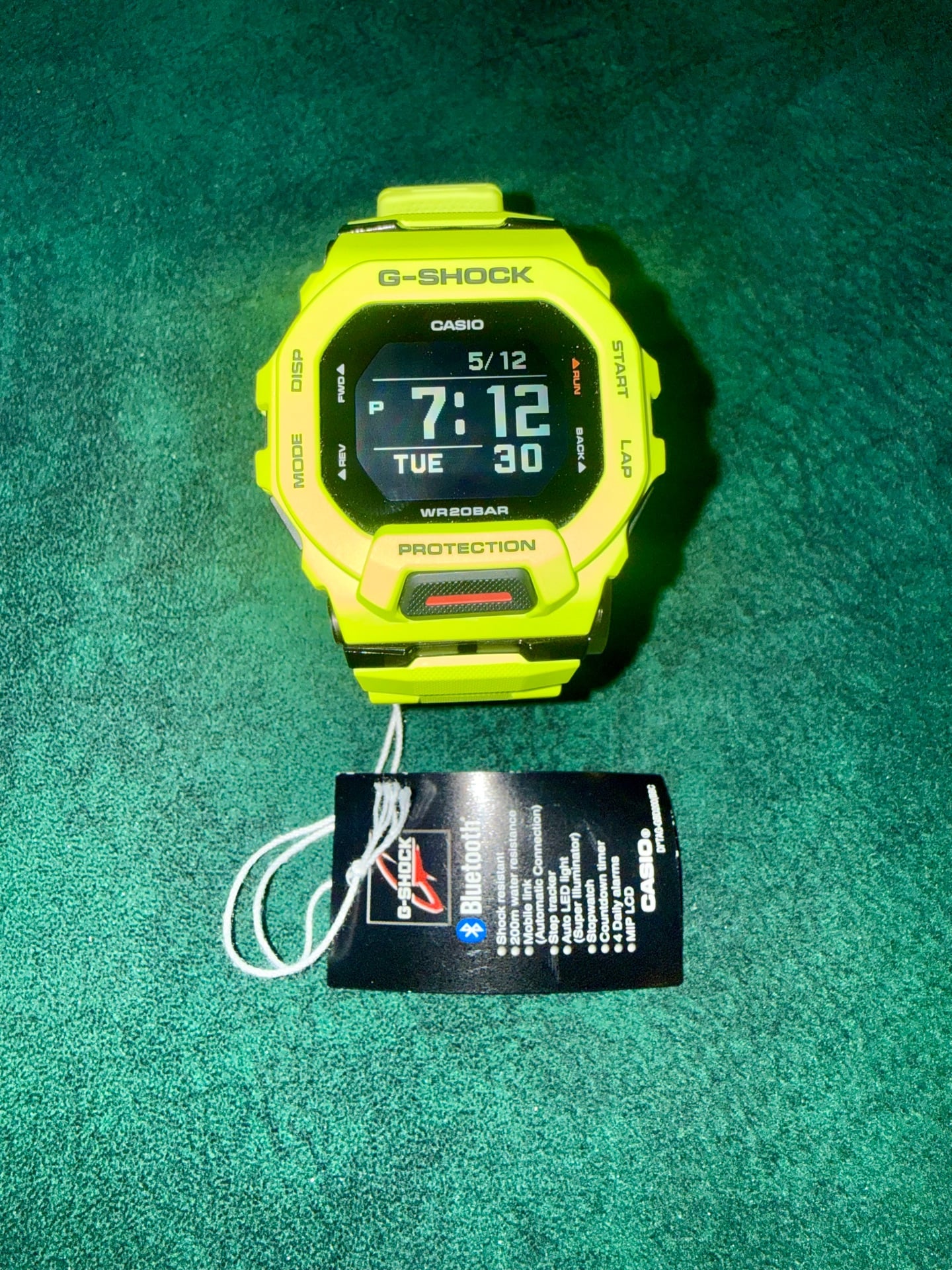 Brand new G-Shock GBD-200-9DR Neon Green / Lime color - Image 3