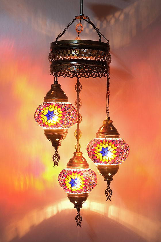 Turkish hanging Chandler 15 bulb  - Image 3