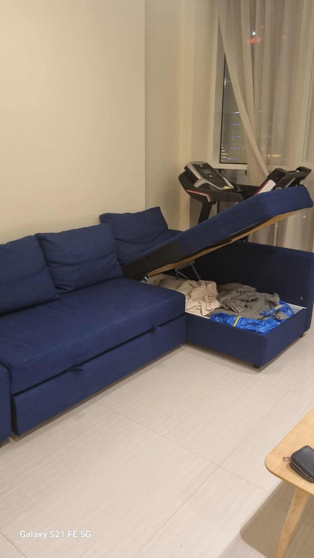 IKEA Corner sofa bed & storage  - Image 2