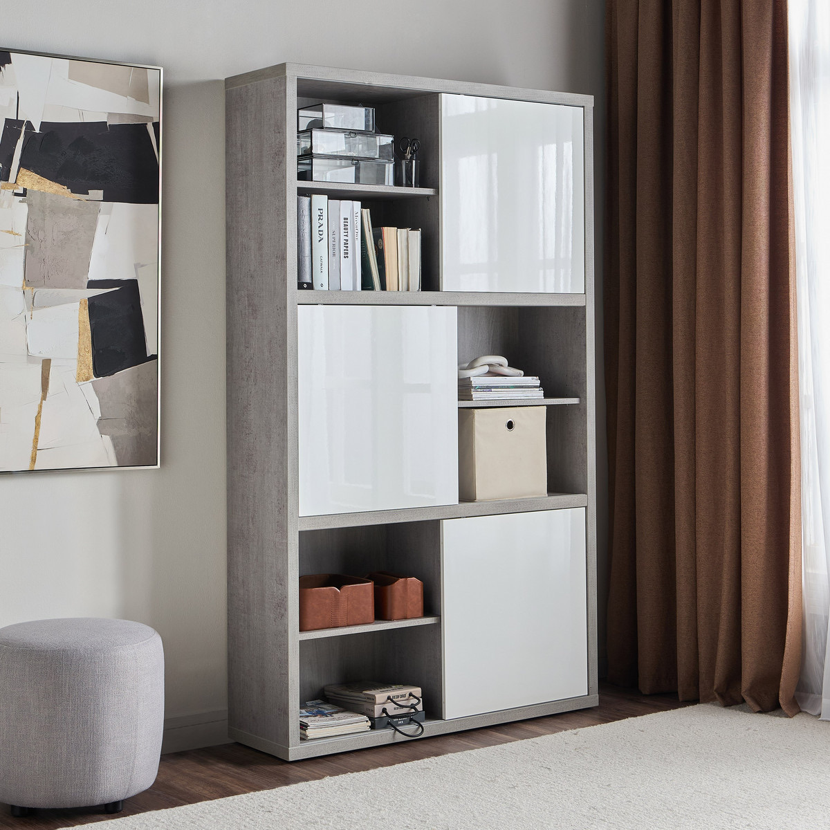 - Dining room furniture, Grey & white - Image 3