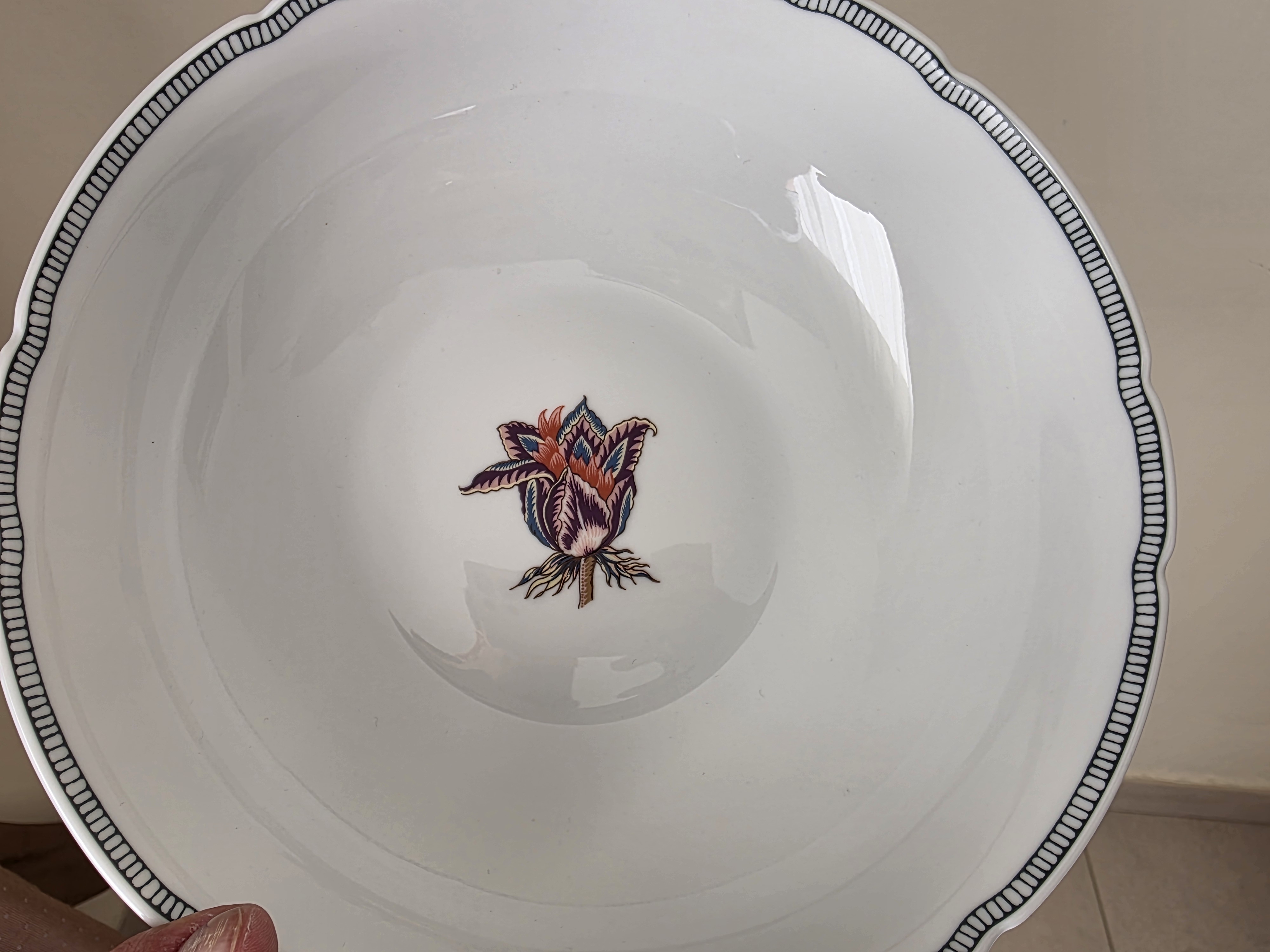 Bernardaud Salad Bowl and Plates - Image 6