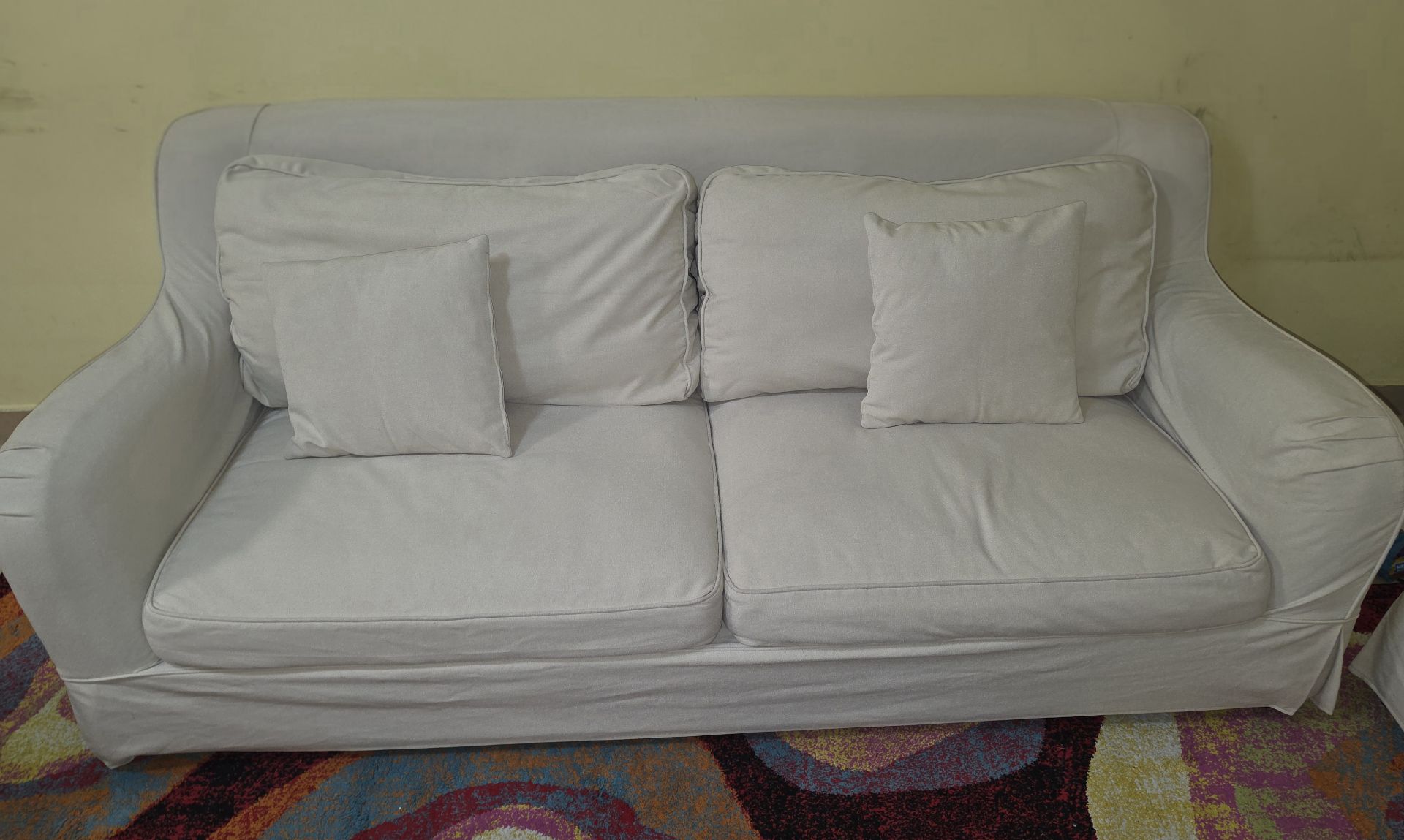 Home Centre 6 Seater Sofa Set - Image 4