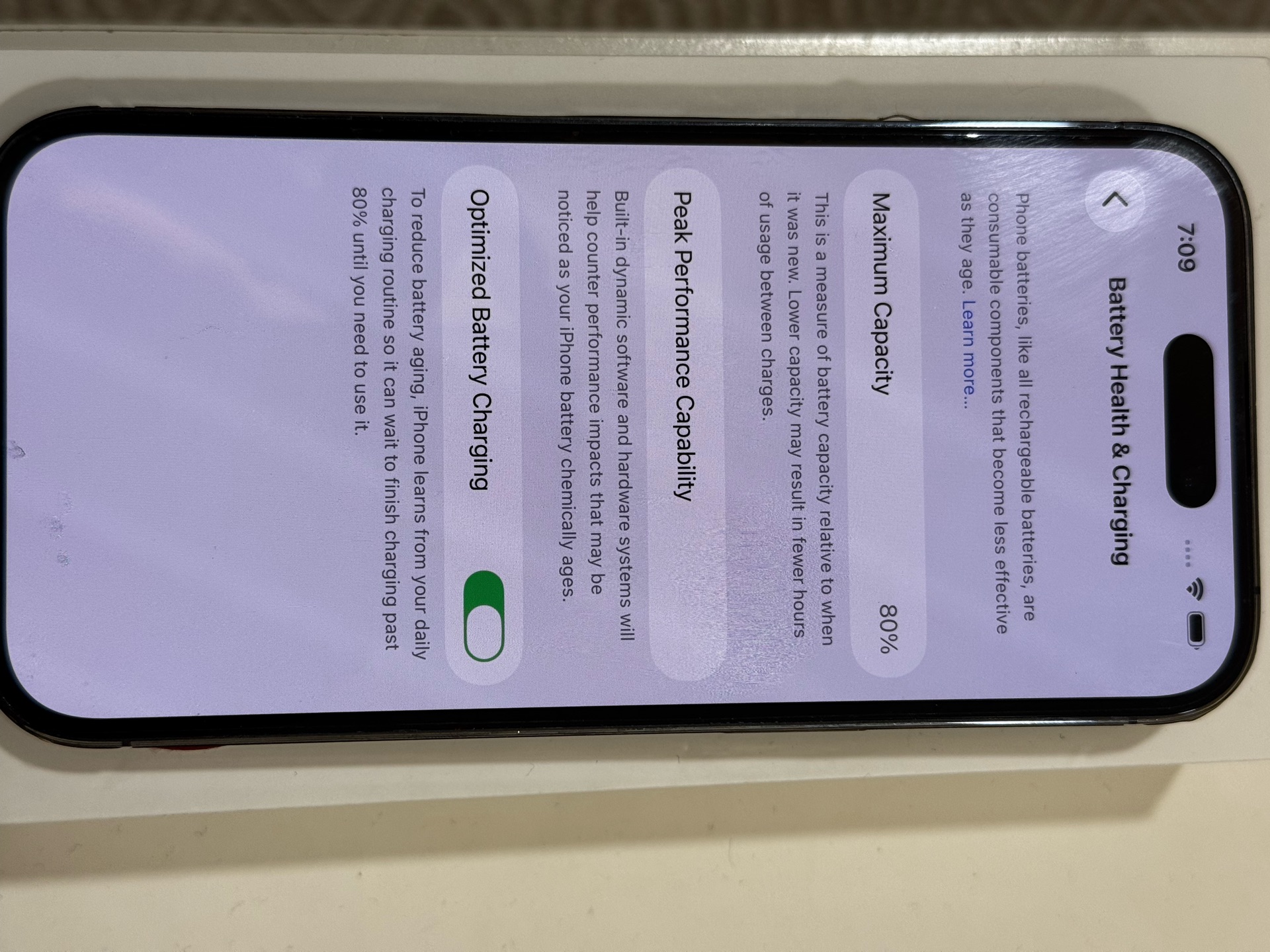 I phone 14 pro 256 Purple  - Image 2