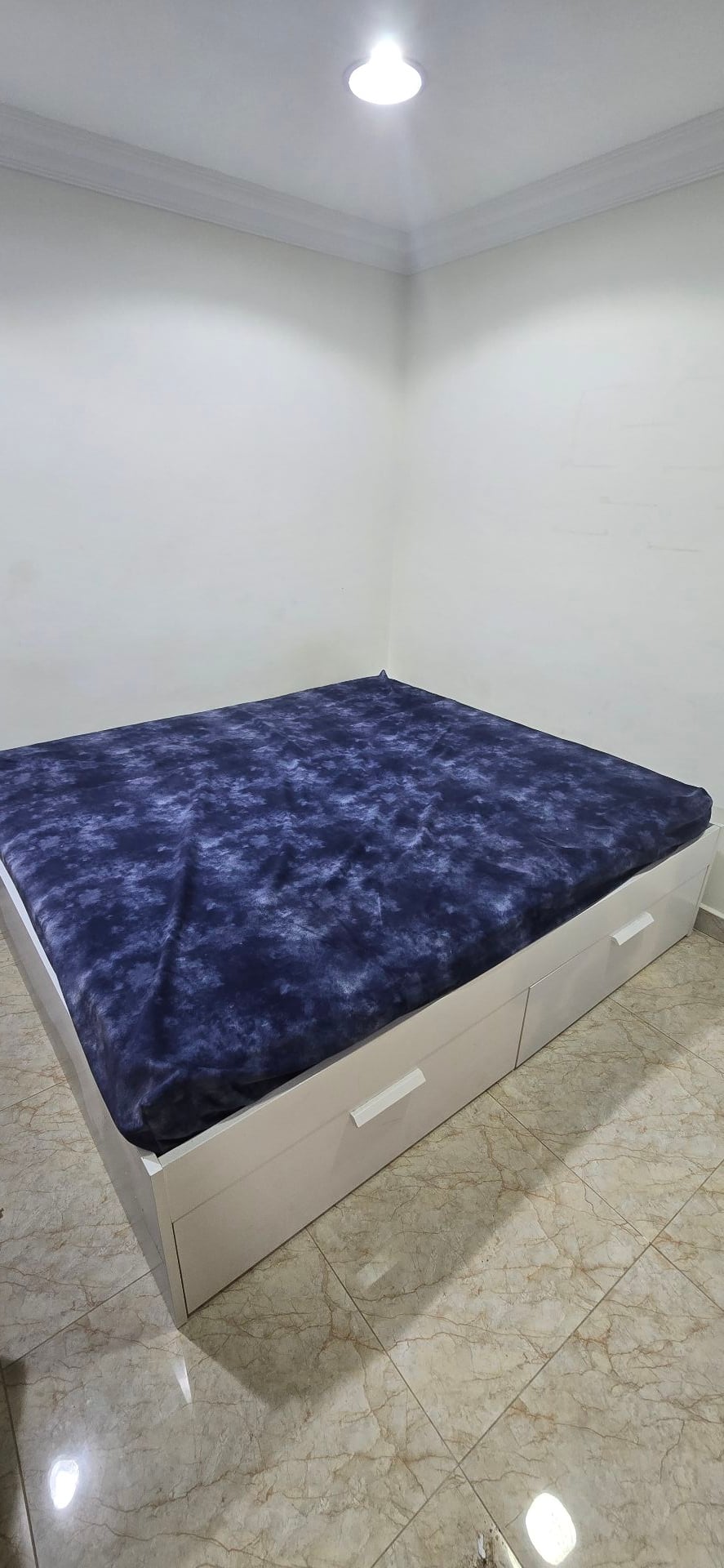  IKEA BRIMES KING BED & MATTRESS - Image 5