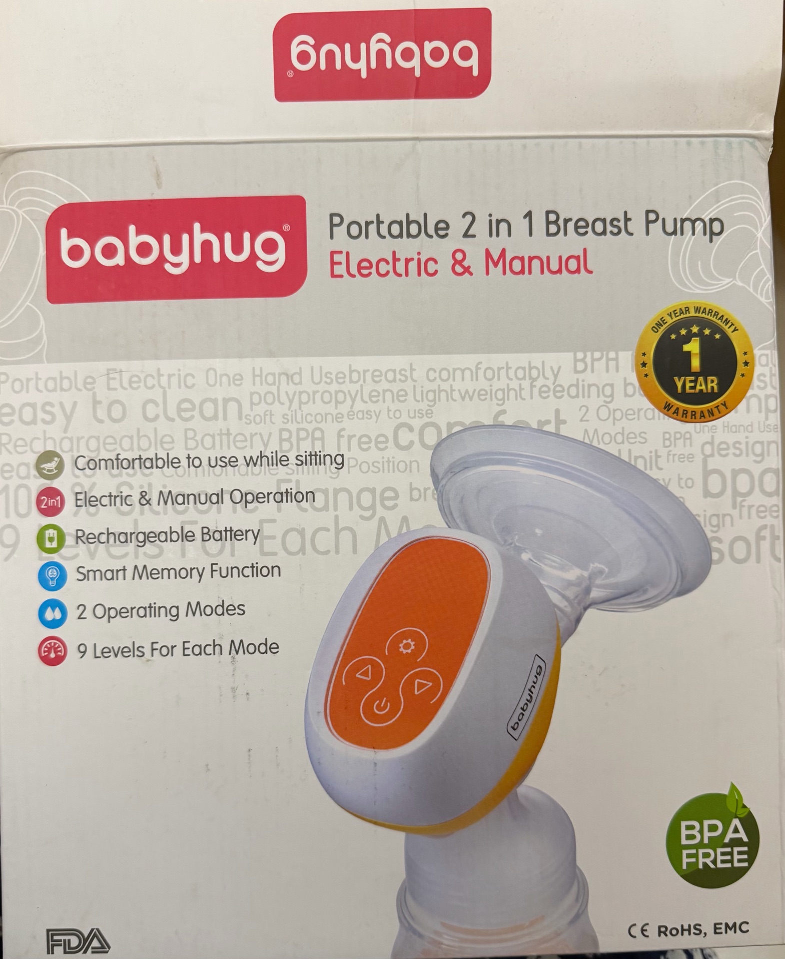 Baby hug Electric breast pump(Negotiable) - Image 1