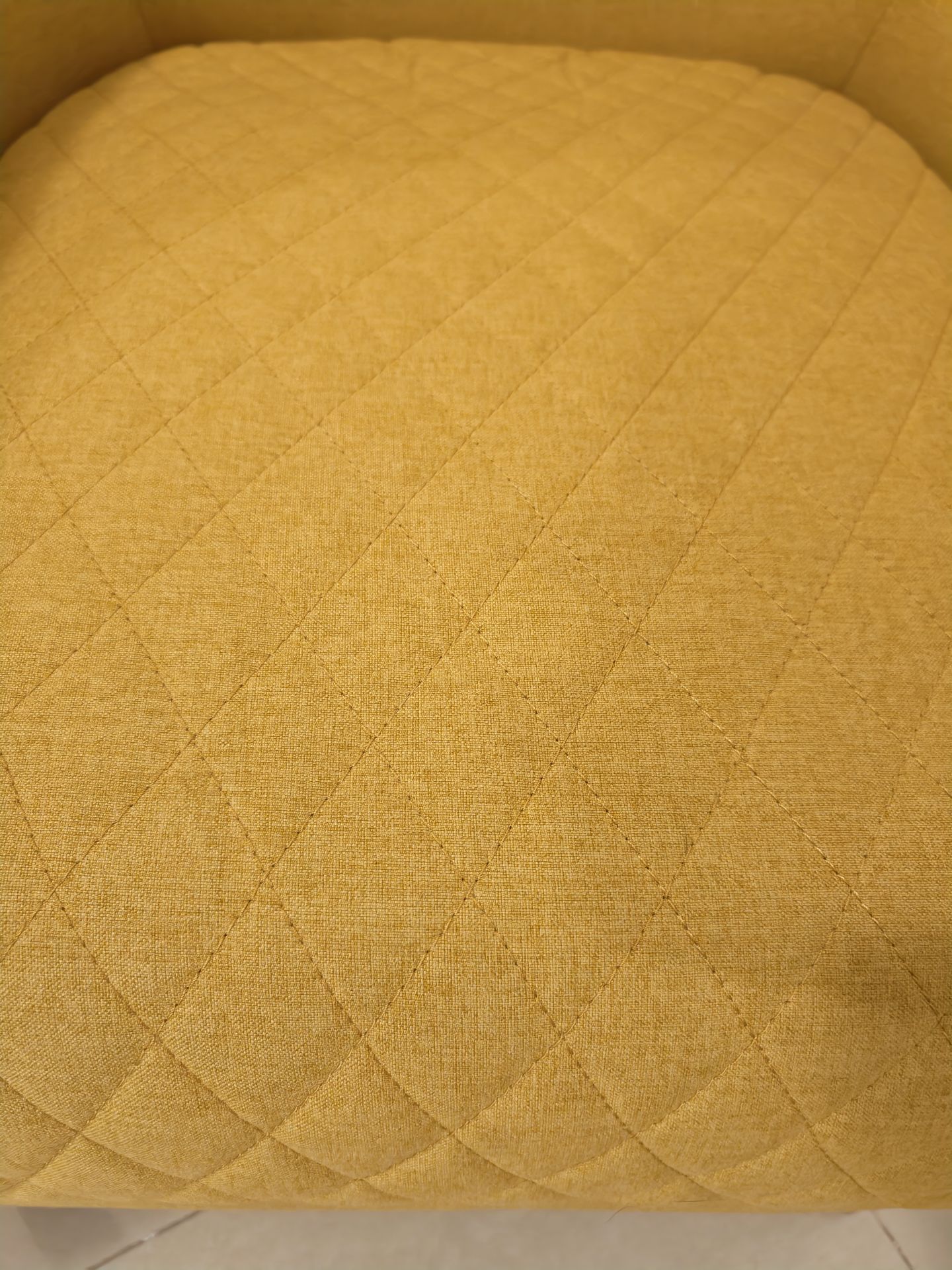 Modern Mustard Yellow Accent Chair – Scandi Style - Image 3