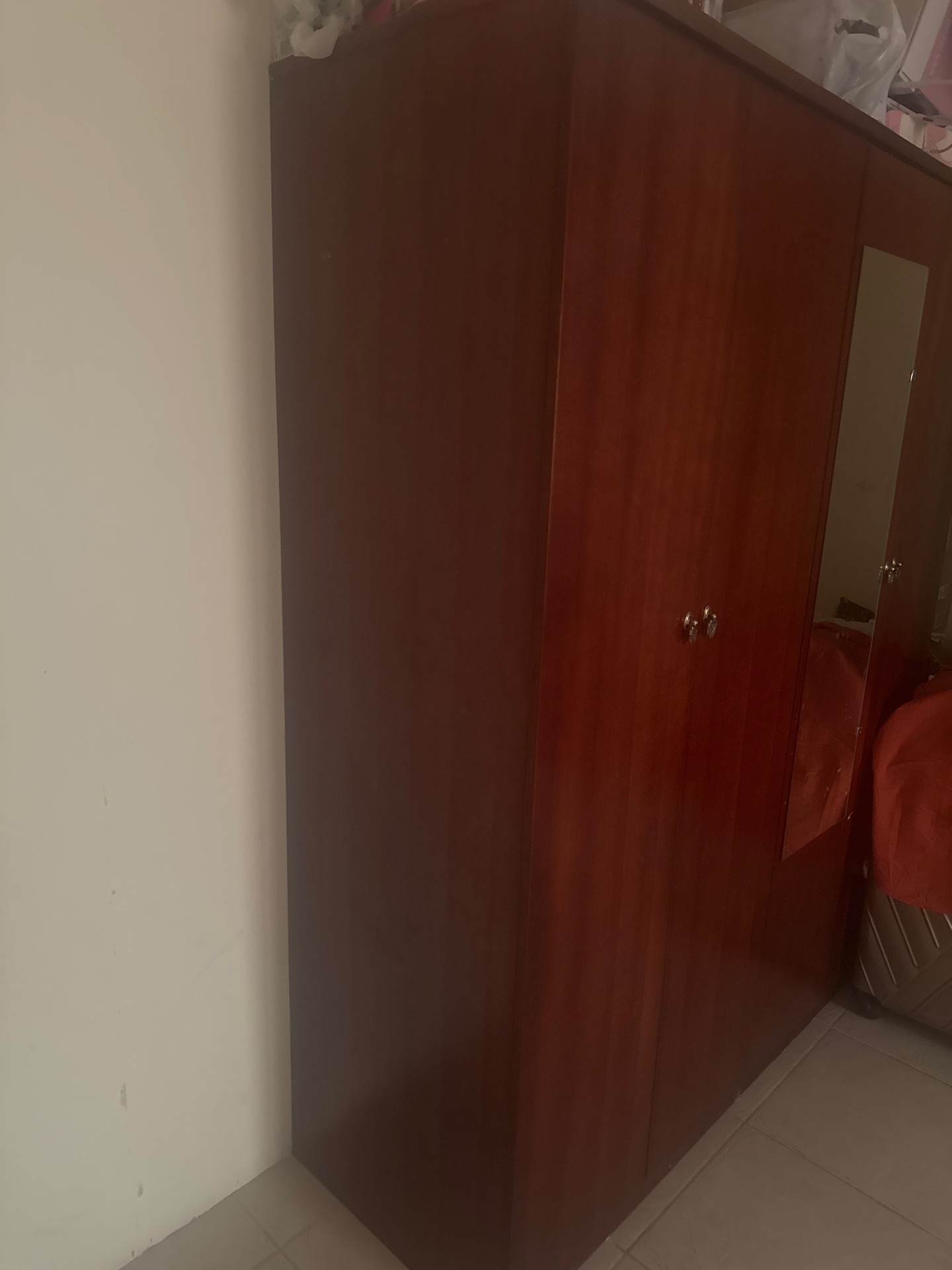Moving sale 4 door woodern wordrobe - Image 2