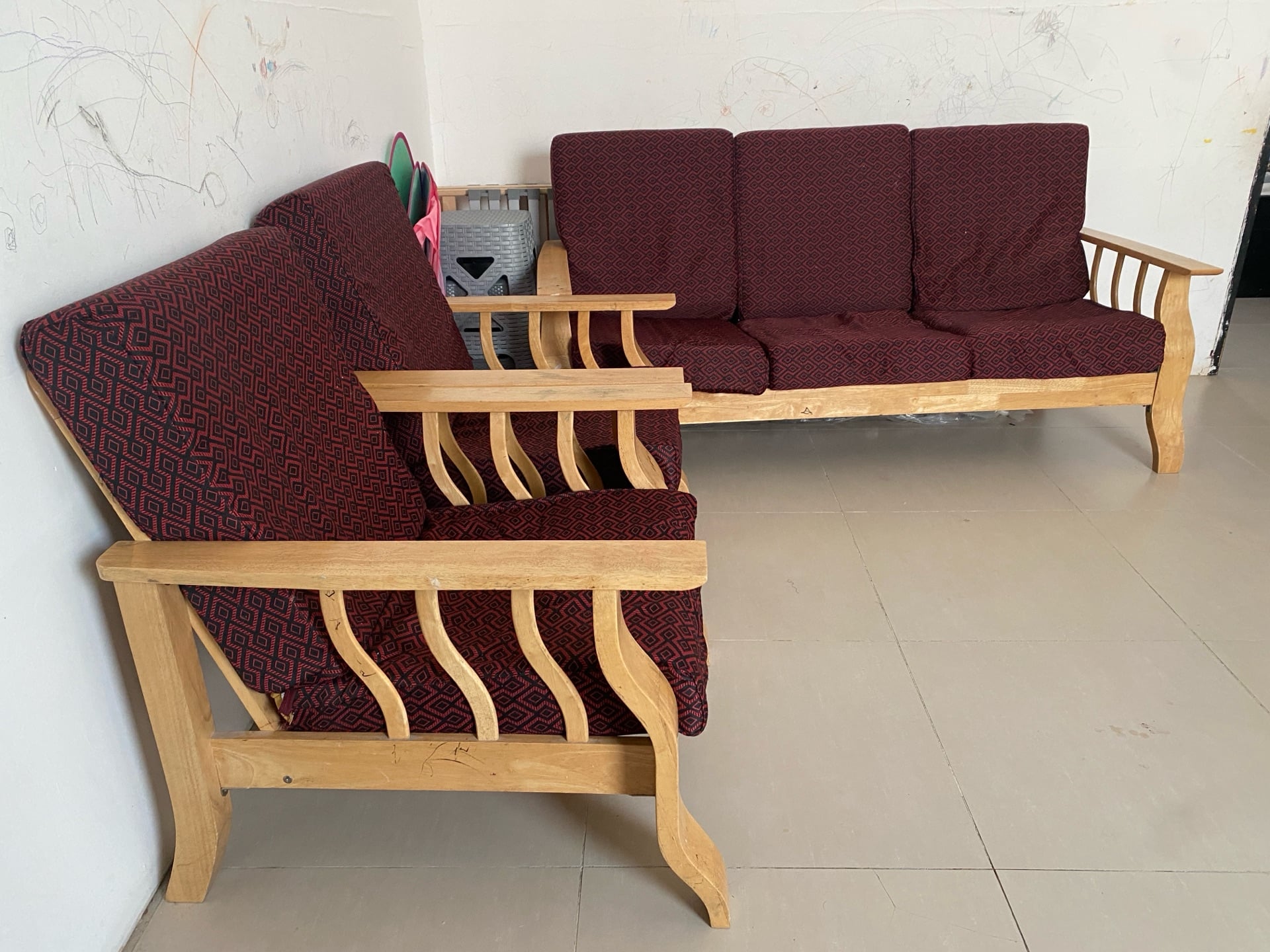 Sofa + Dining Table - Image 1