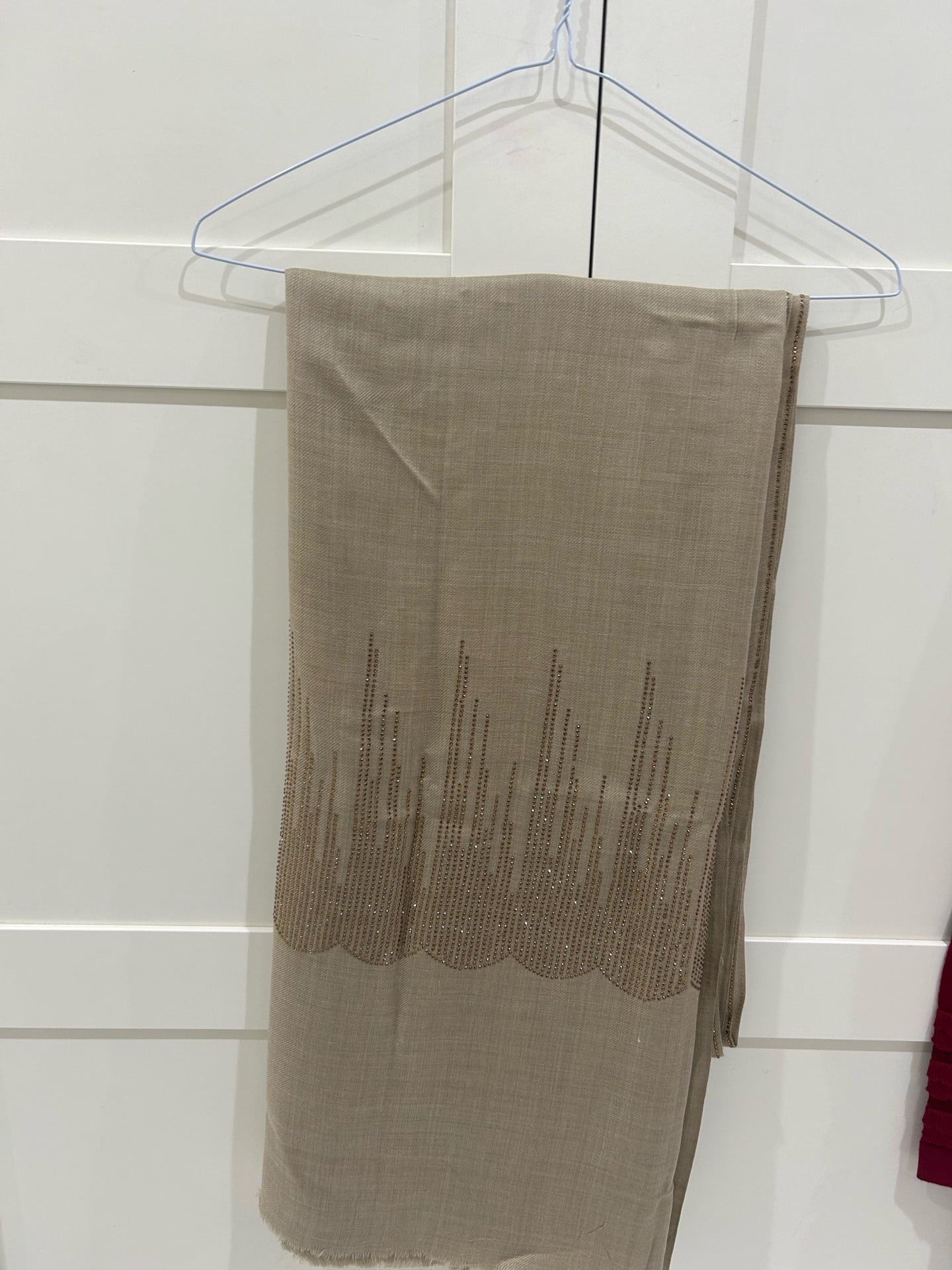 Pakistani Embellished Pashmina Shawl - Image 1