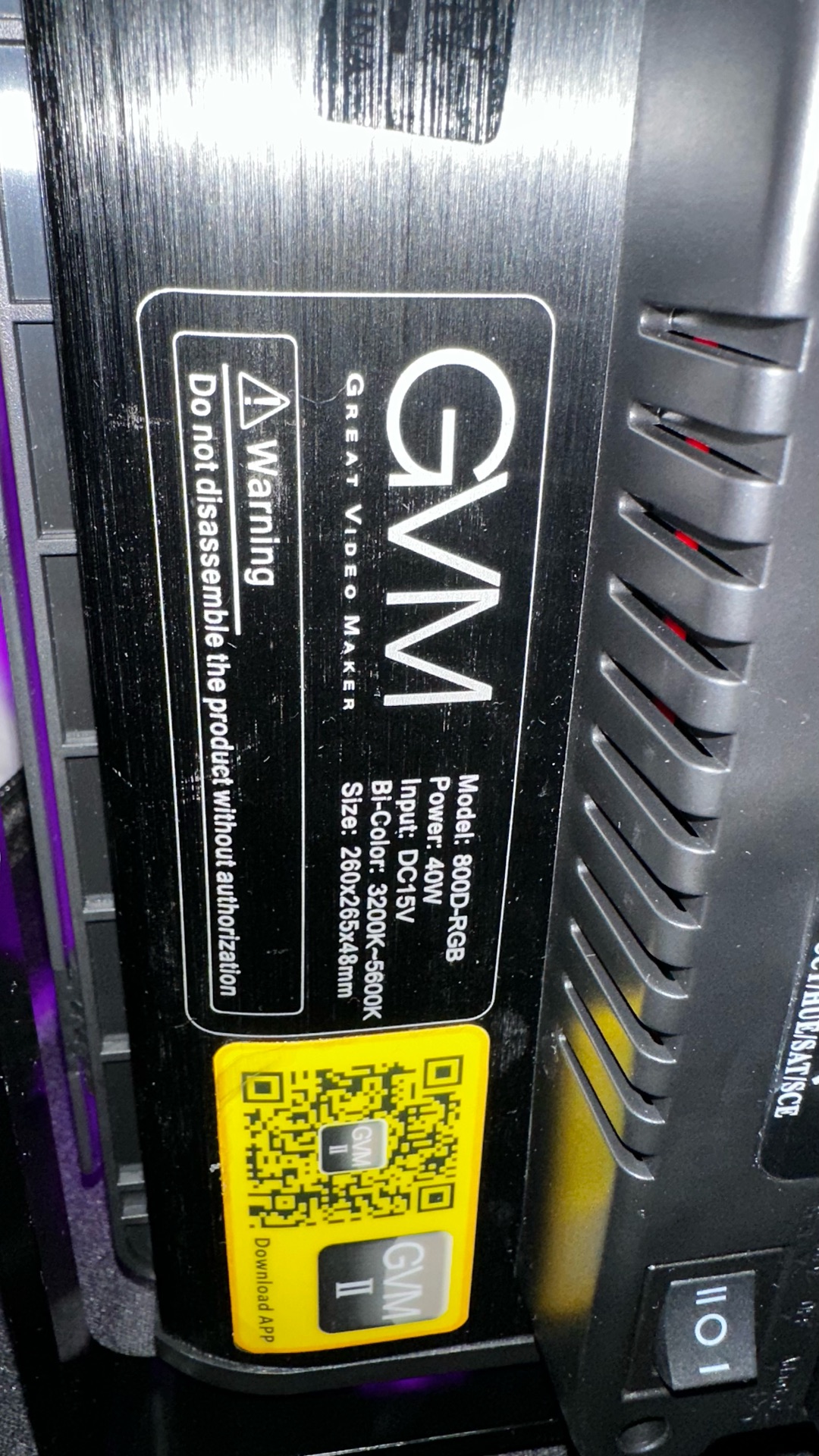 GVM led video light - Image 3
