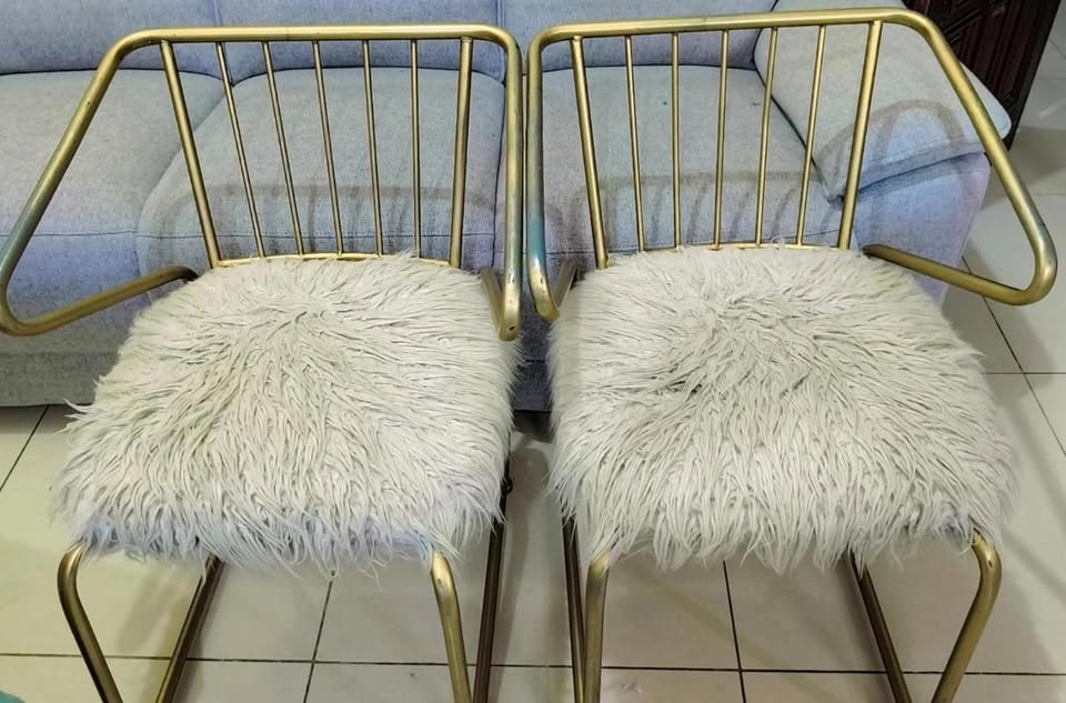 Elegant Aesthetic Chairs - Set of 2 - Excellent Condition - Image 3
