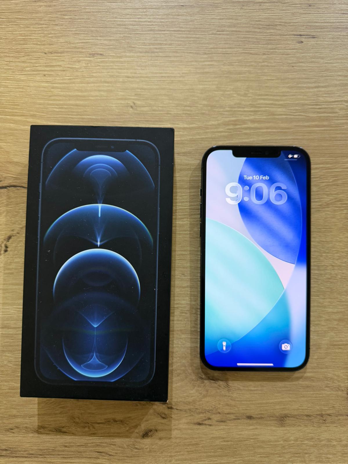📱 iPhone 12 Pro Max – Pacific Blue – 256GB (Like New) - Image 1