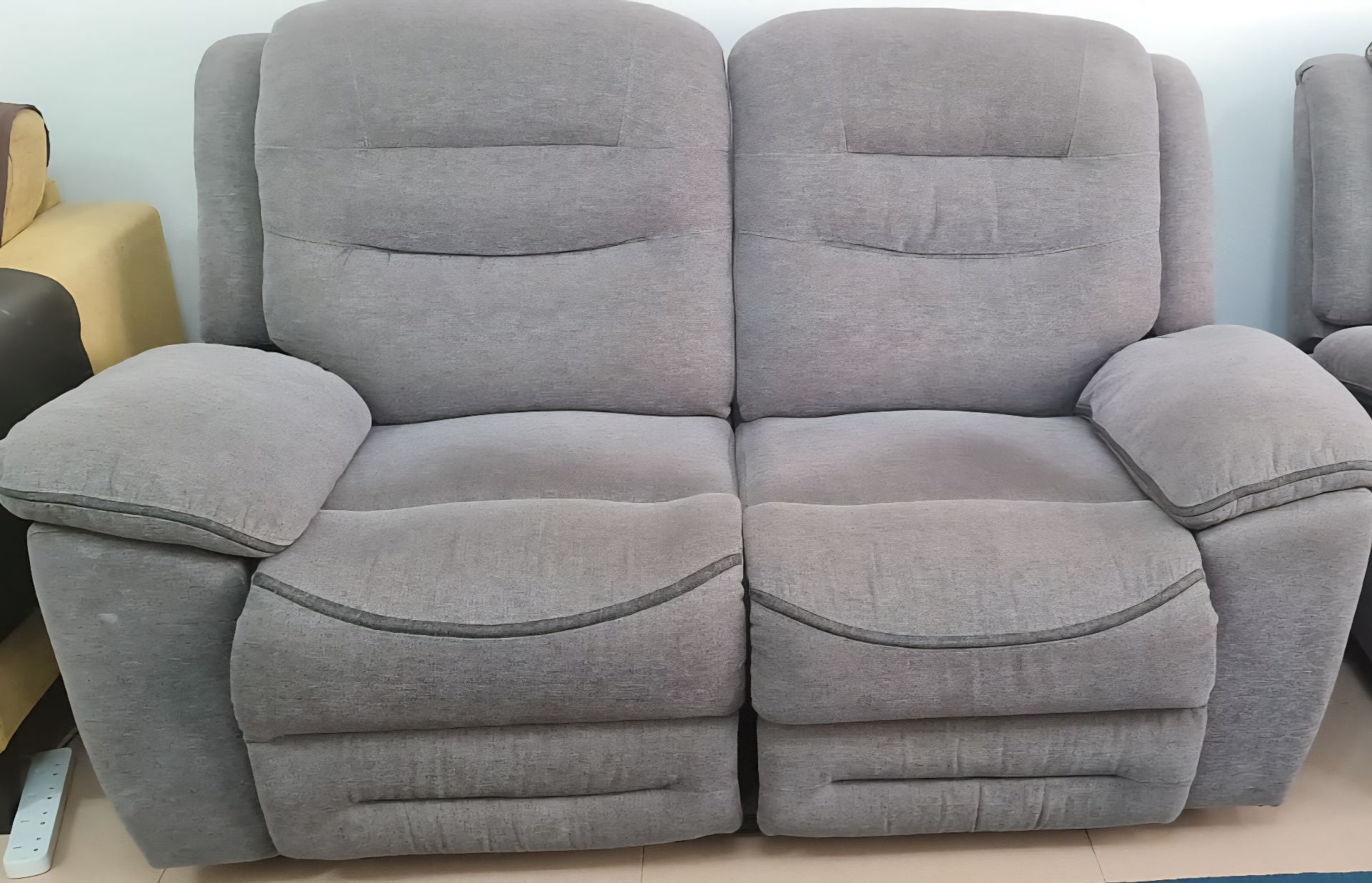 Single + double seater recliner sofas - Image 1
