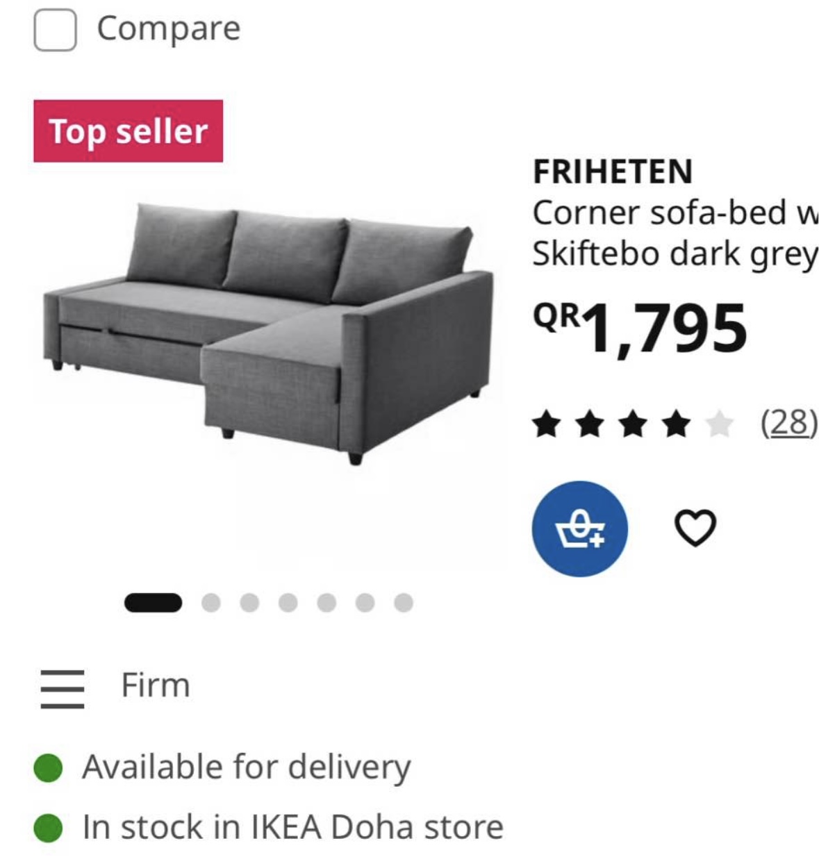 Sofa bed Ikea - FRIHETEN - Image 6