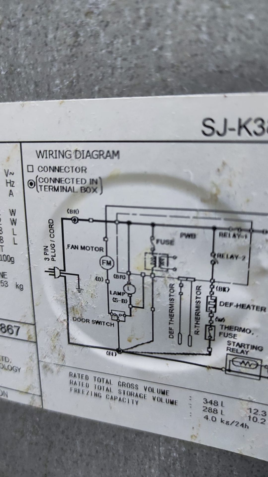Sharp double door refrigerator  - Image 2