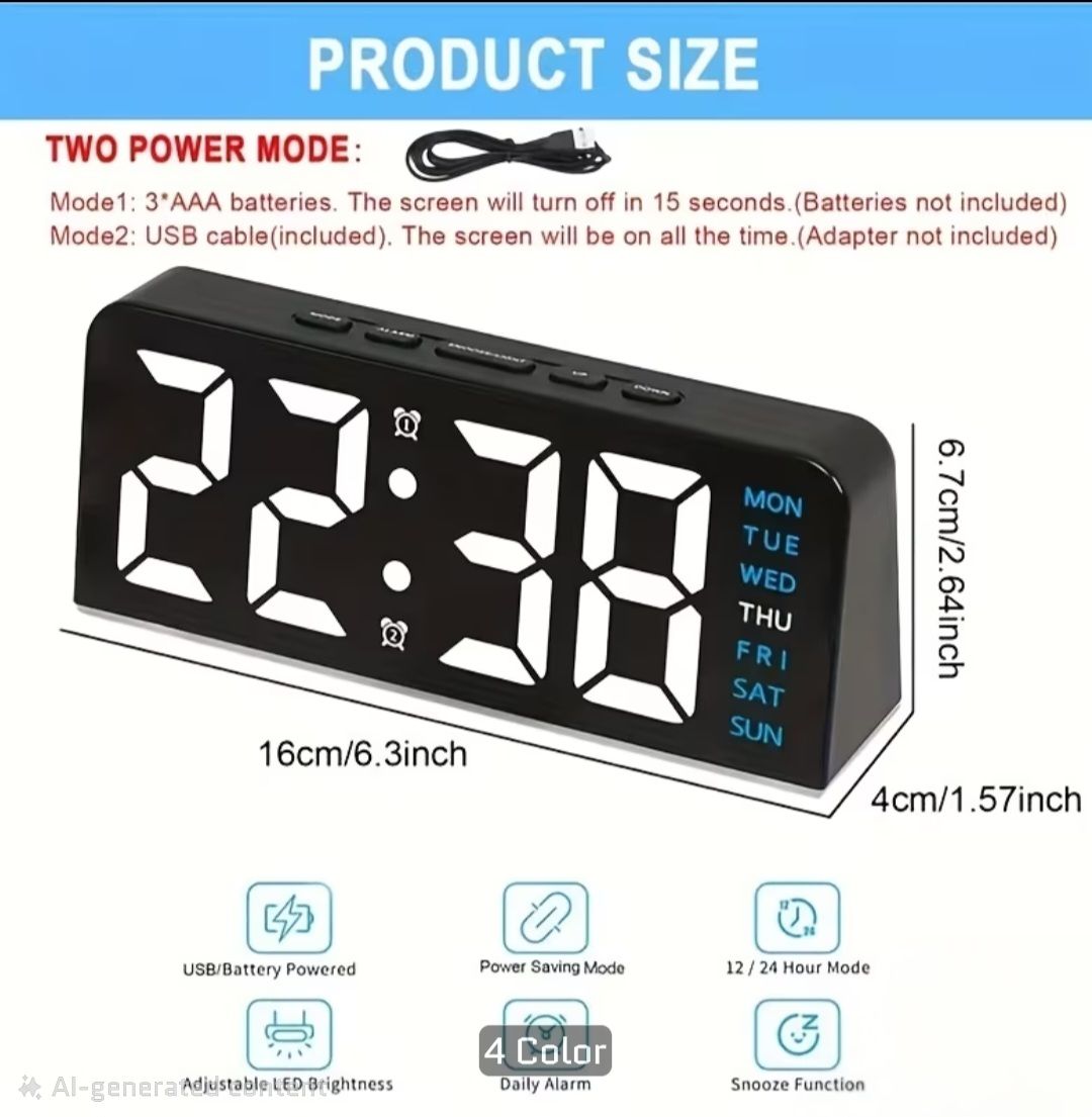 Led Digital clock - Image 3
