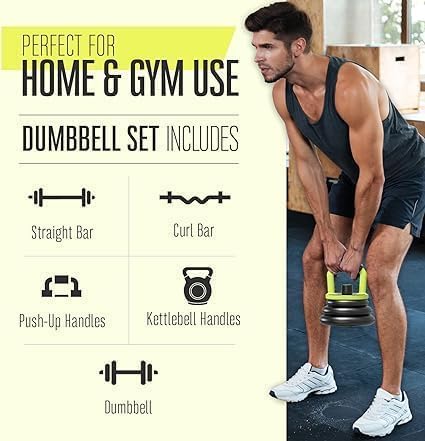 5-in-1 Multifunctional Adjustable Dumbbell Set - Image 3