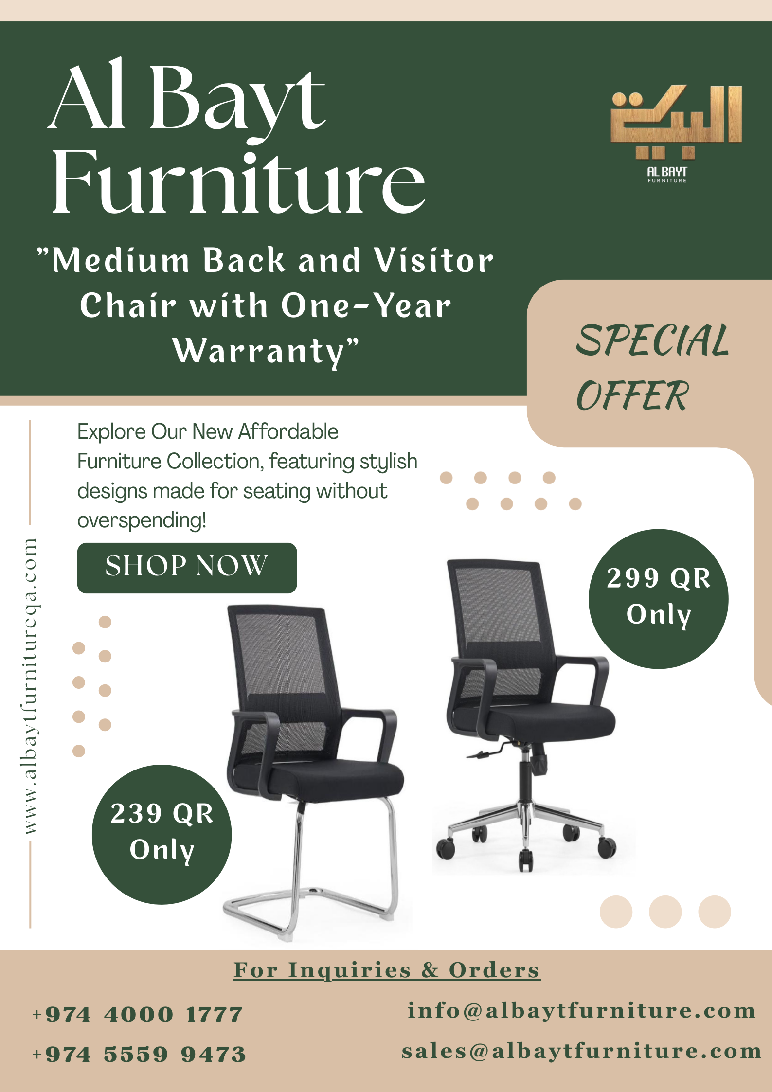 Medium Back and Visitor Chair - Image 2