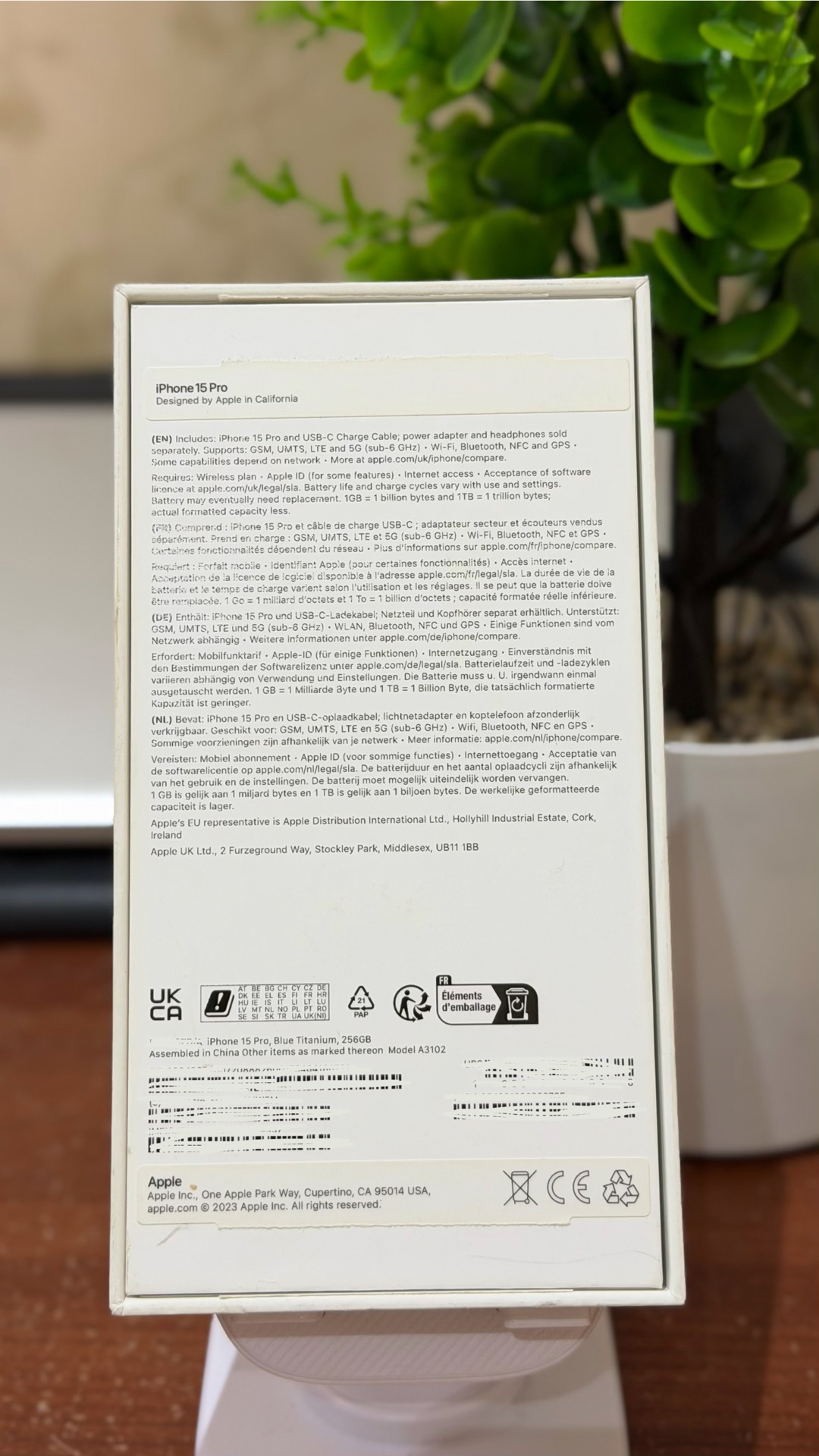 Iphone 15 pro - 256 GB - Blue color - Image 2