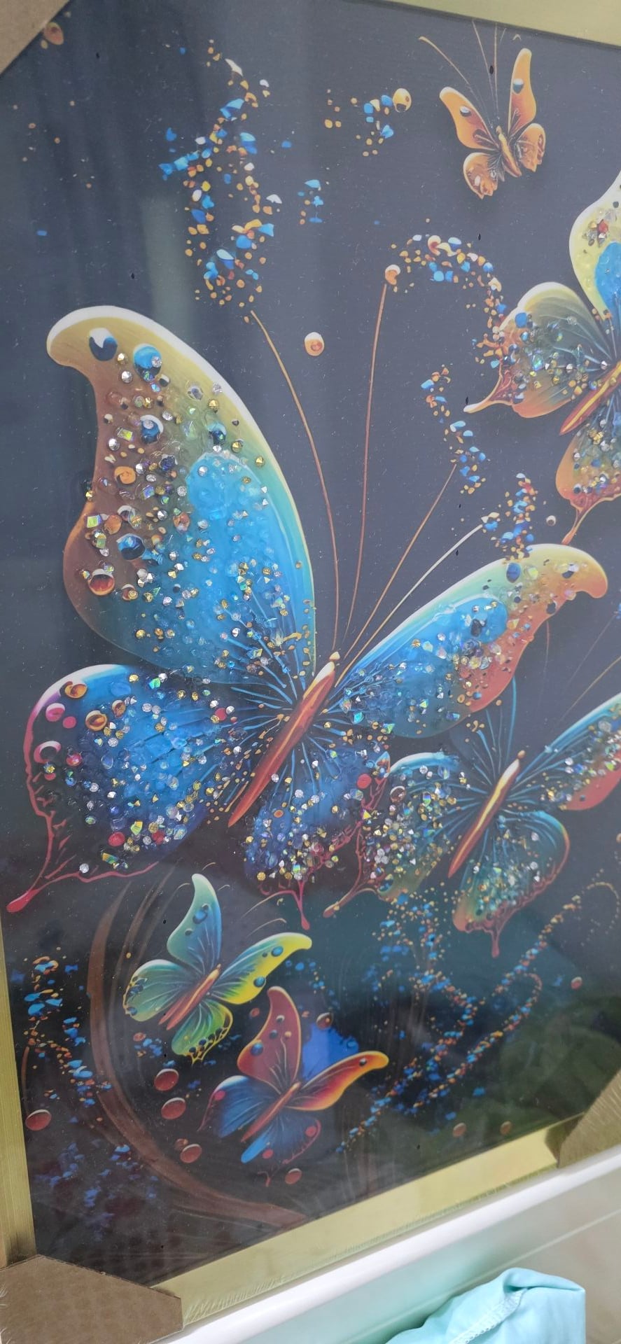  Modern Butterfly Wall Art Frame – 35x60 cm – Premium Decorative Piece - Image 2