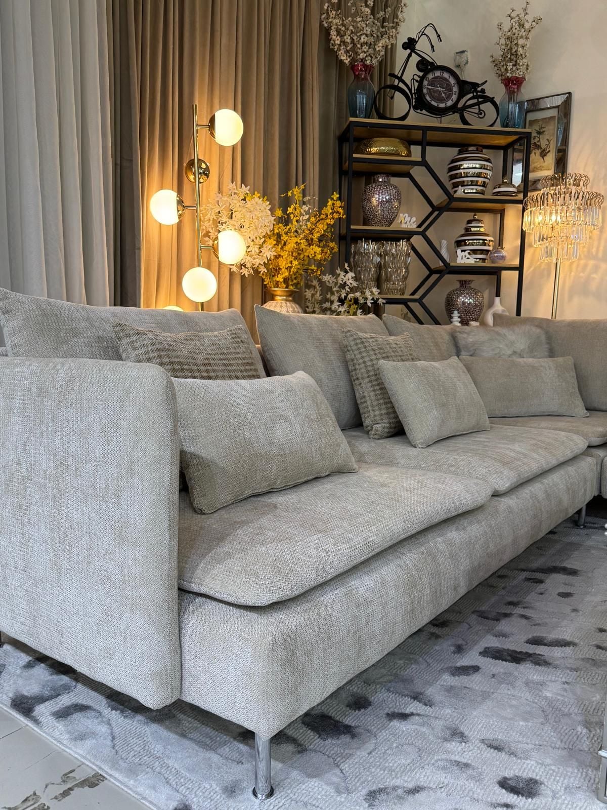 Luxurious ikea branded u shape sofa set For sell Very good quality like new - Image 7