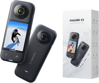 Insta360 X3 5.7K 360° Action Camera – Waterproof & Touchscreen - Image 3