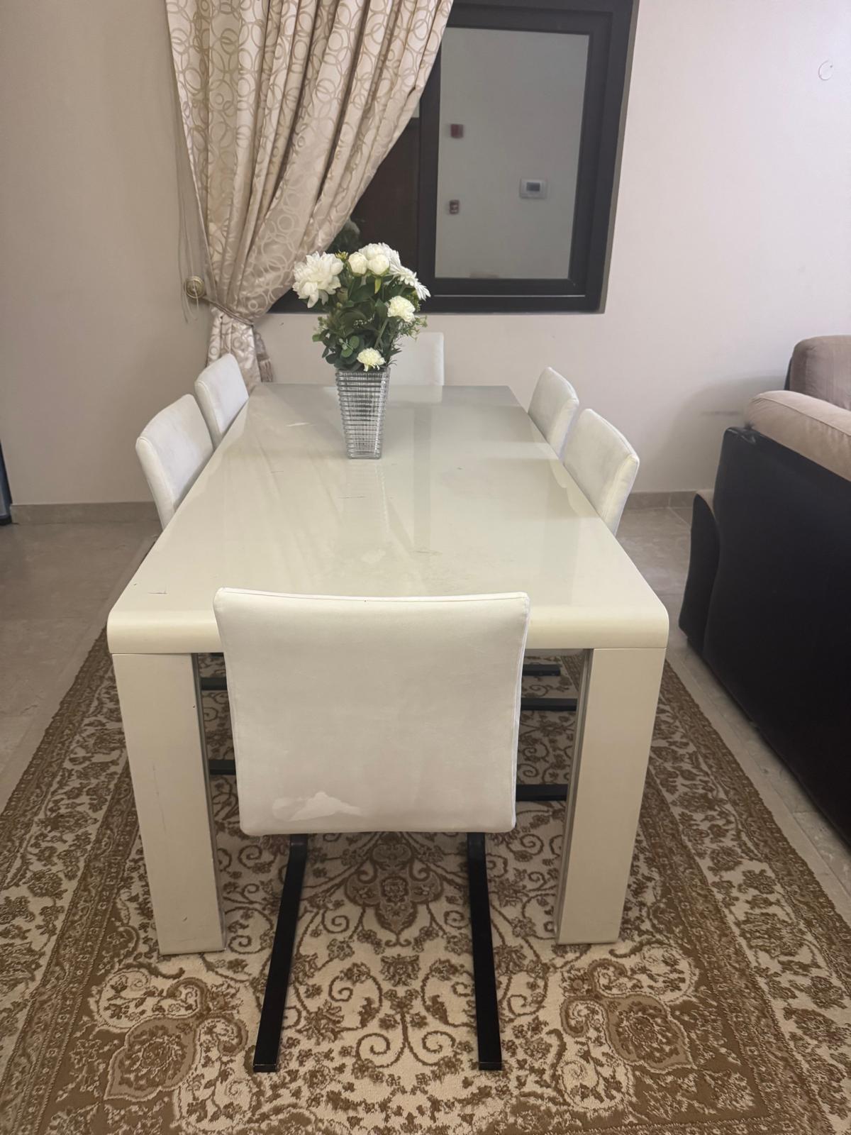 Dinning table with six chairs  - Image 4