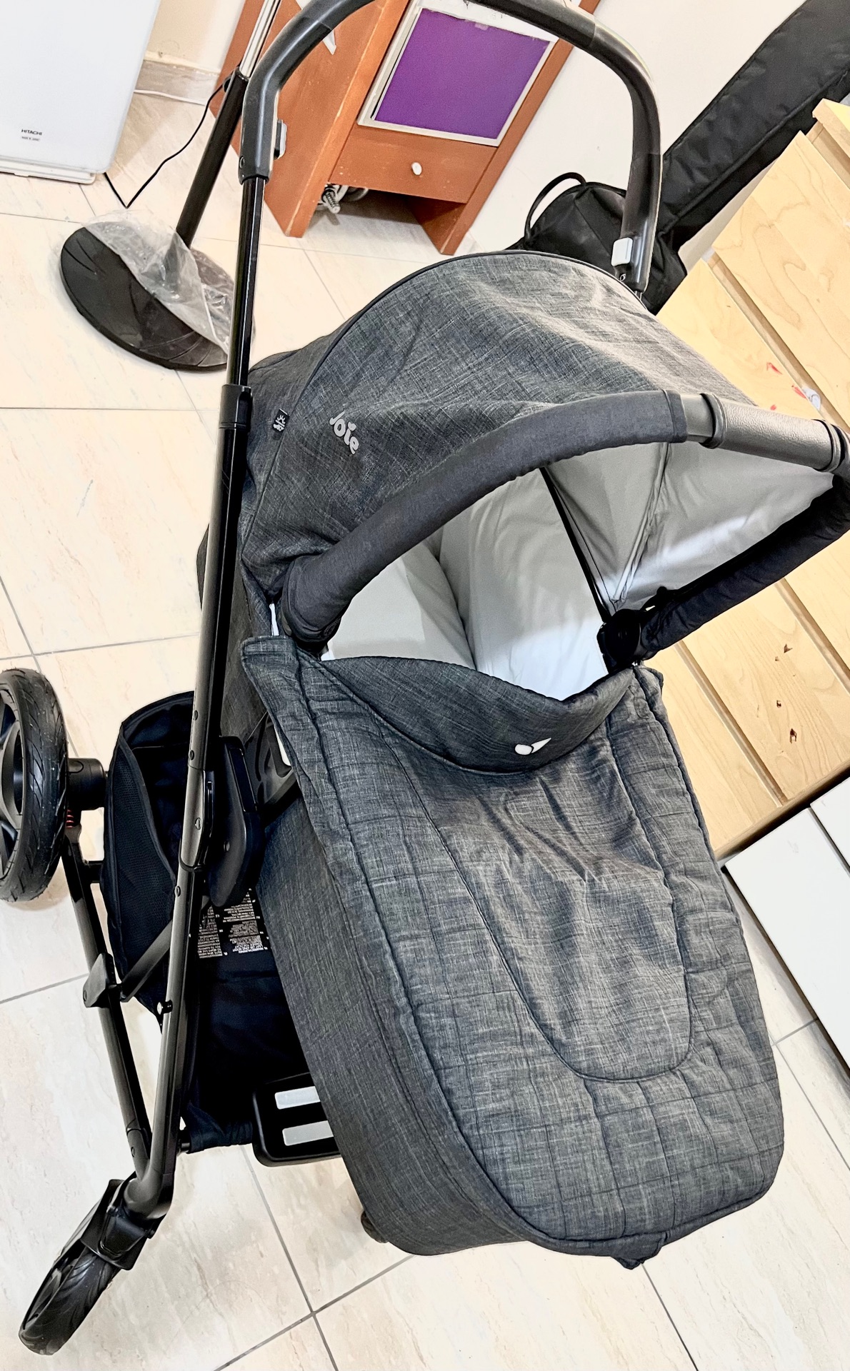 Joie® Chrome Cot with Carry Cot.  - Image 4