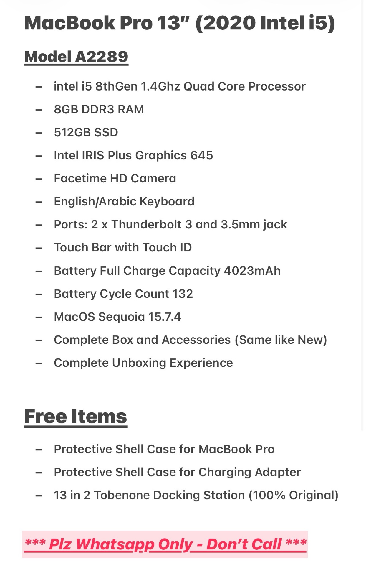 MacBook Pro 13” (2020 Intel i5) - Image 10