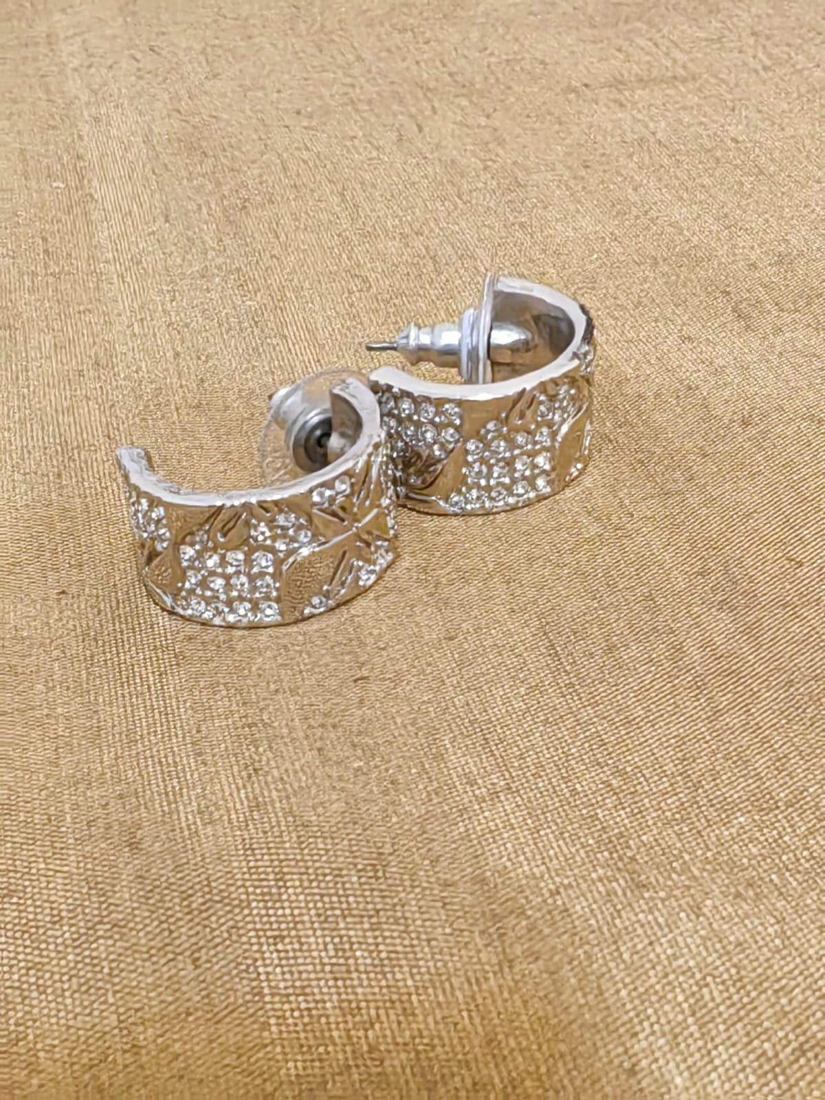 Swarovski silver earringa - Image 3
