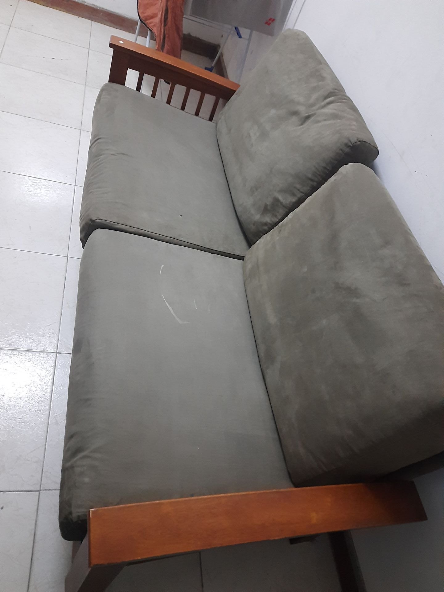 Sofa 3 seater wooden home center  - Image 3