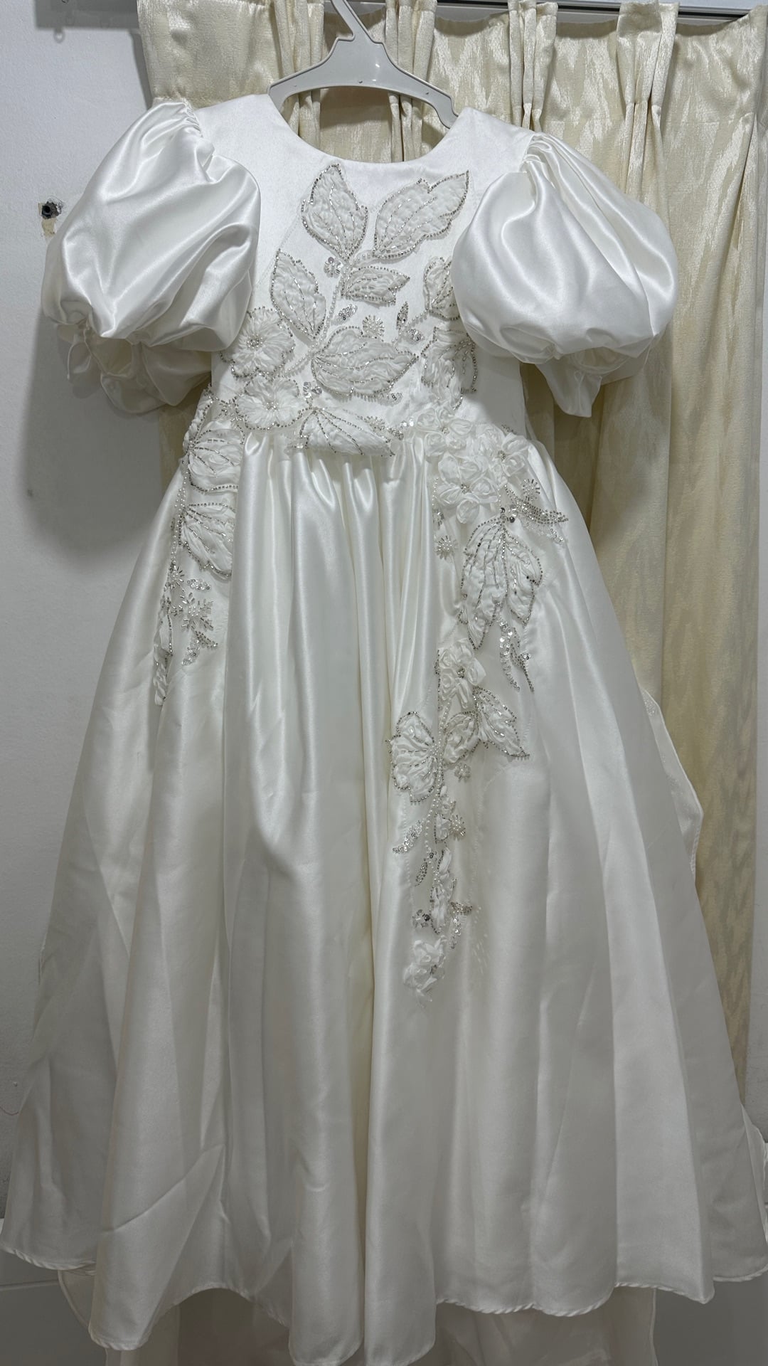 Pearl White Embroidered Ramadan Dress Size 14, Brand New ✨ - Image 1