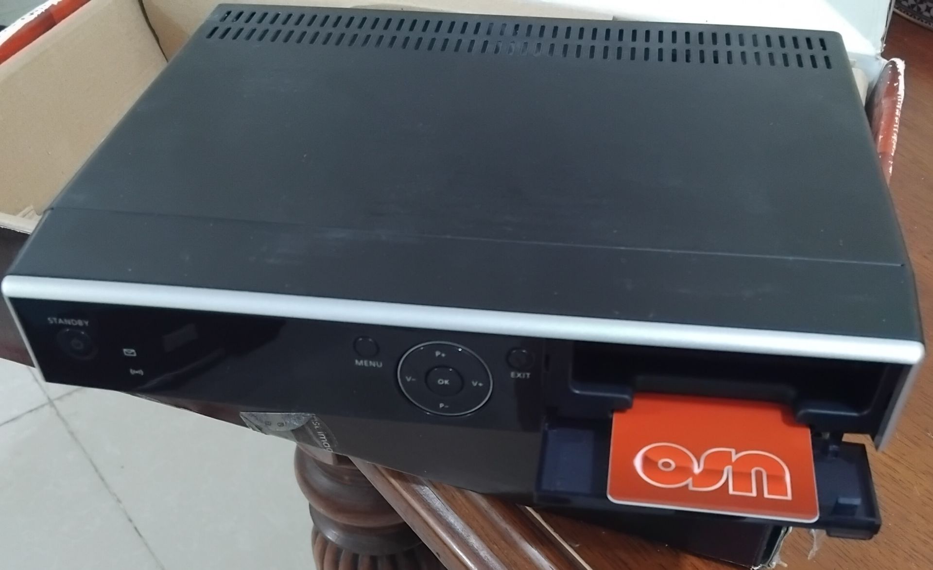 OSN DECODER RECEIVER NEW NOT USED IN ORIGINAL BOX WITH SMARTCART CARD 3D HD - Image 9